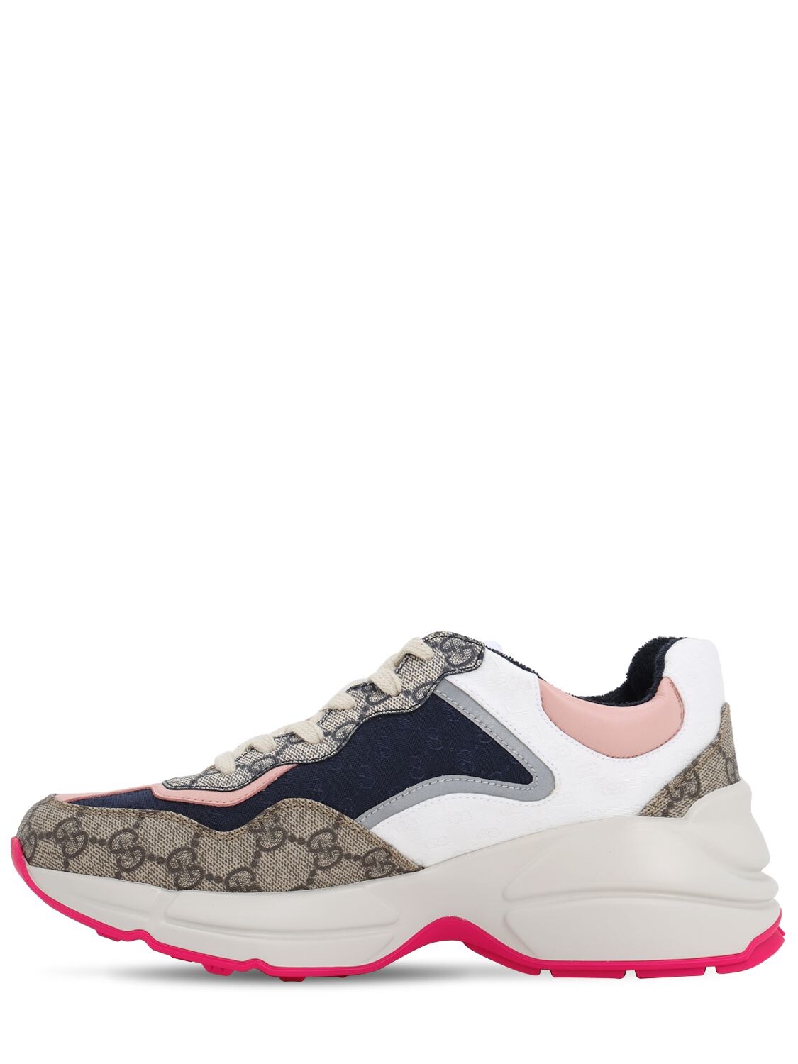 Shop Gucci 50mm Gg Rhyton Sneakers In Multicolor