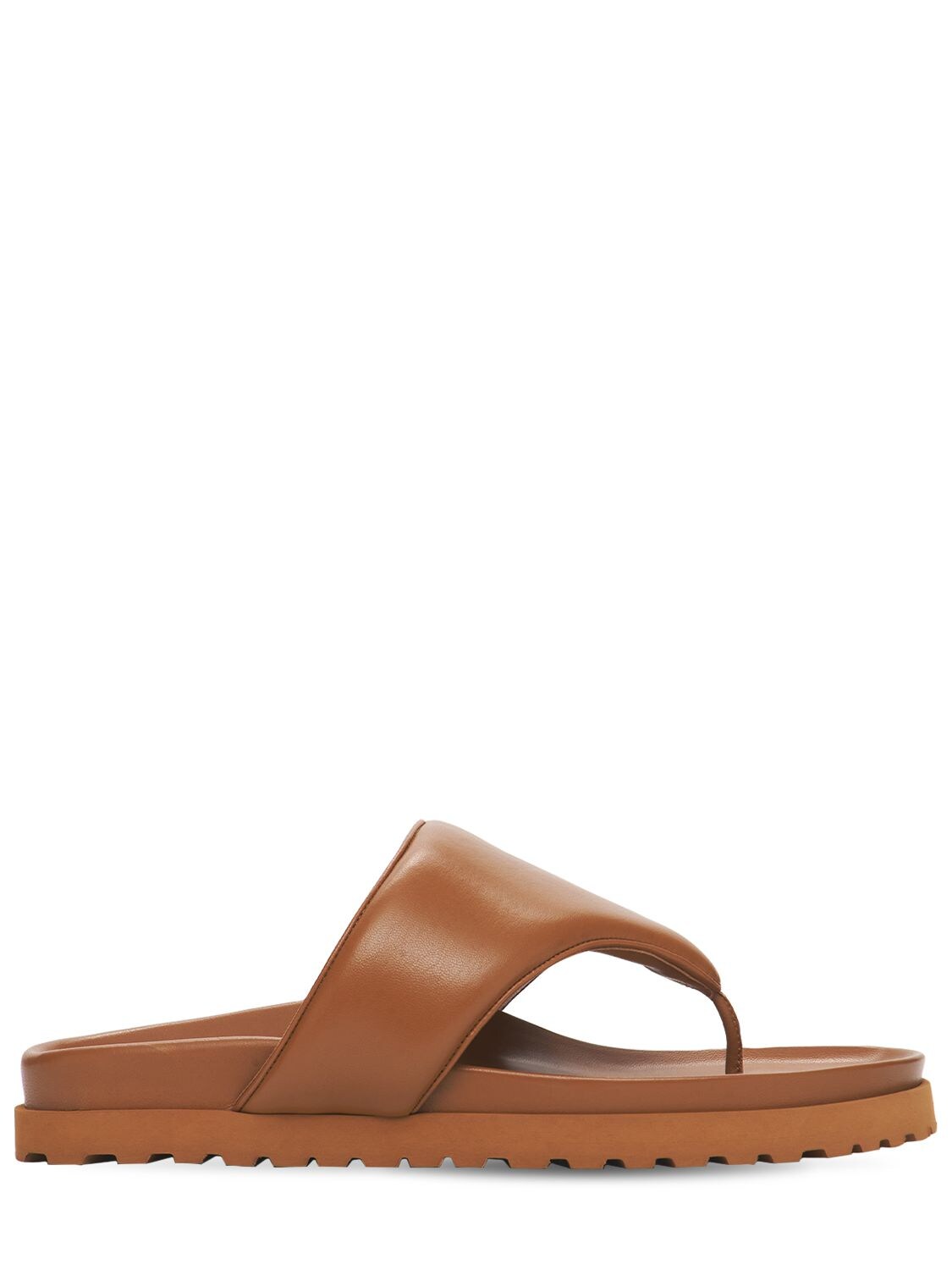 GIA X PERNILLE TEISBAEK 20mm Padded Leather Thong Sandals