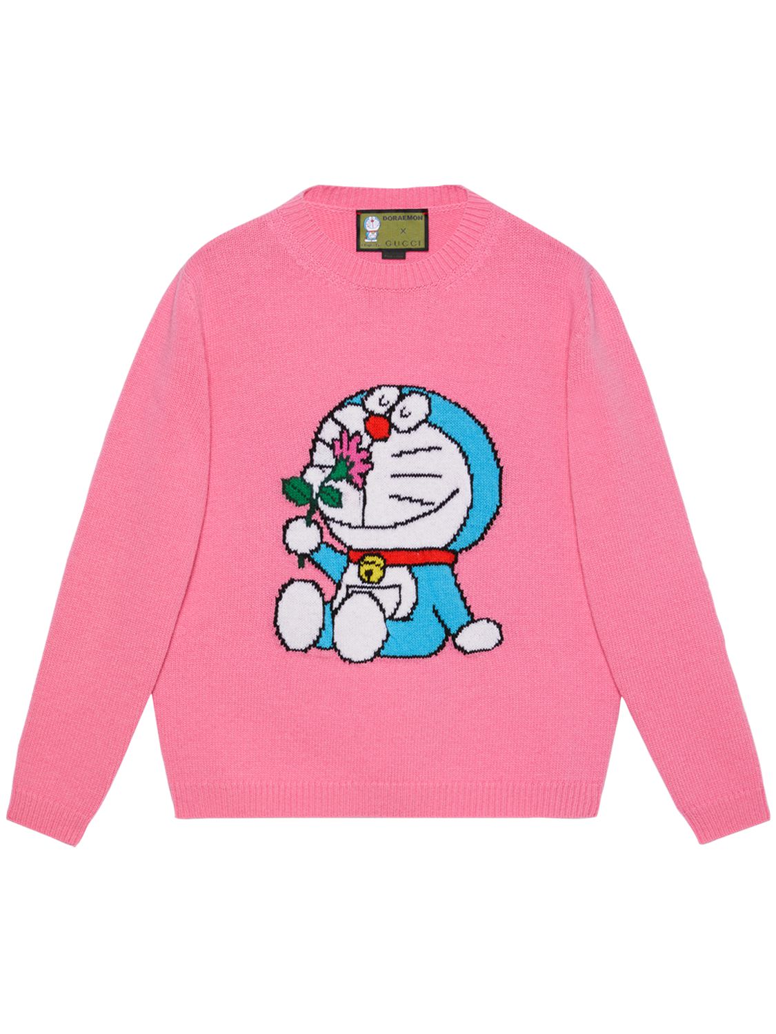 Gucci X Doraemon © Fujiko-pro Knitted Jumper In Pink ModeSens