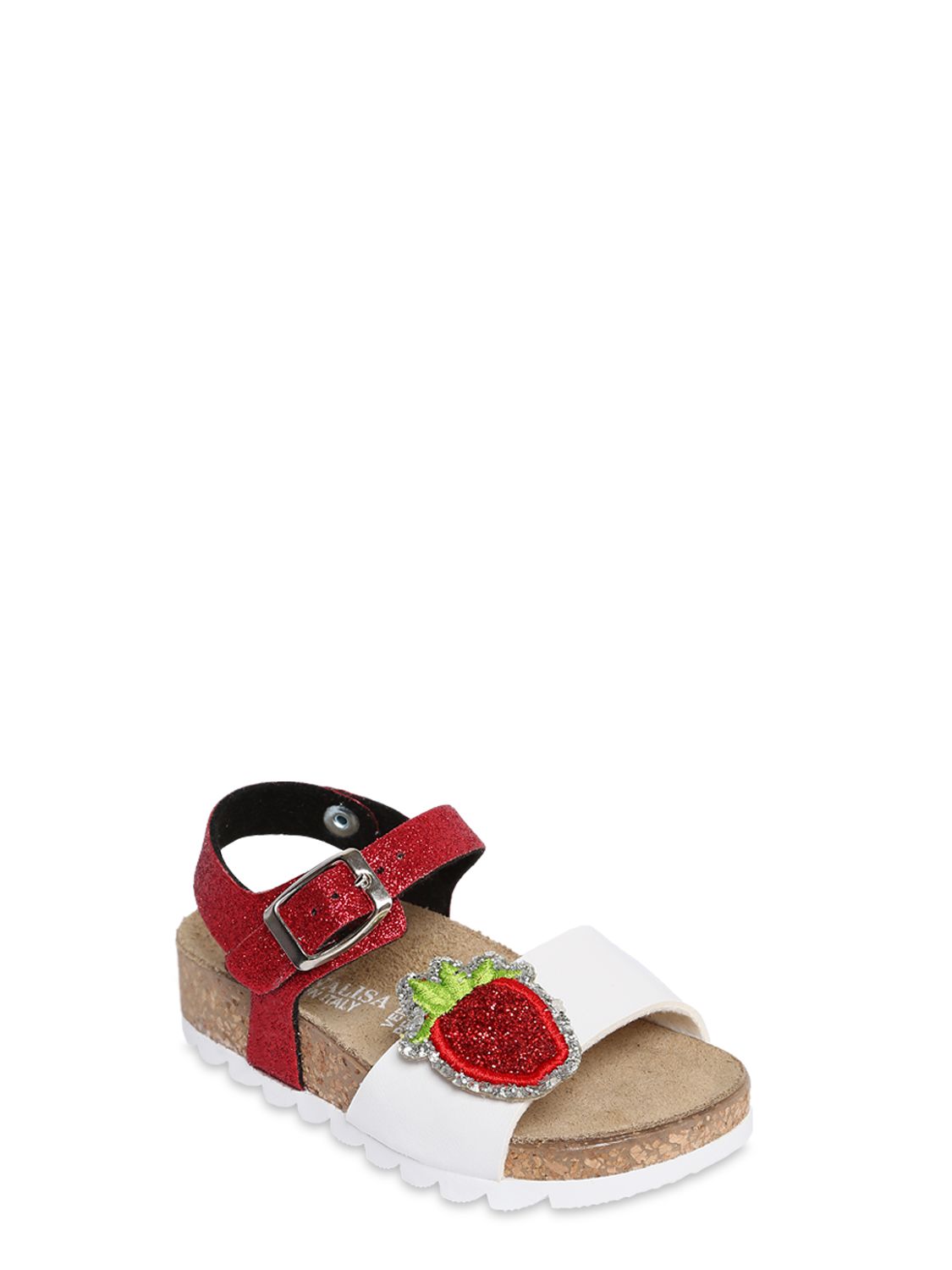 Sandalen Aus Kunstleder Mit Patch