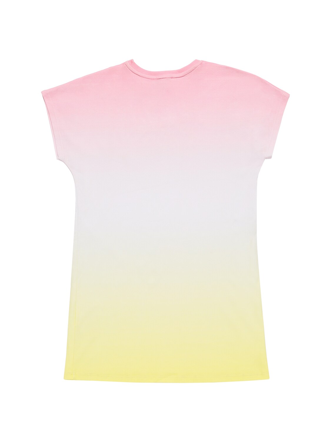 Givenchy Rubberized Logo Cotton Interlock Dress In Multicolor