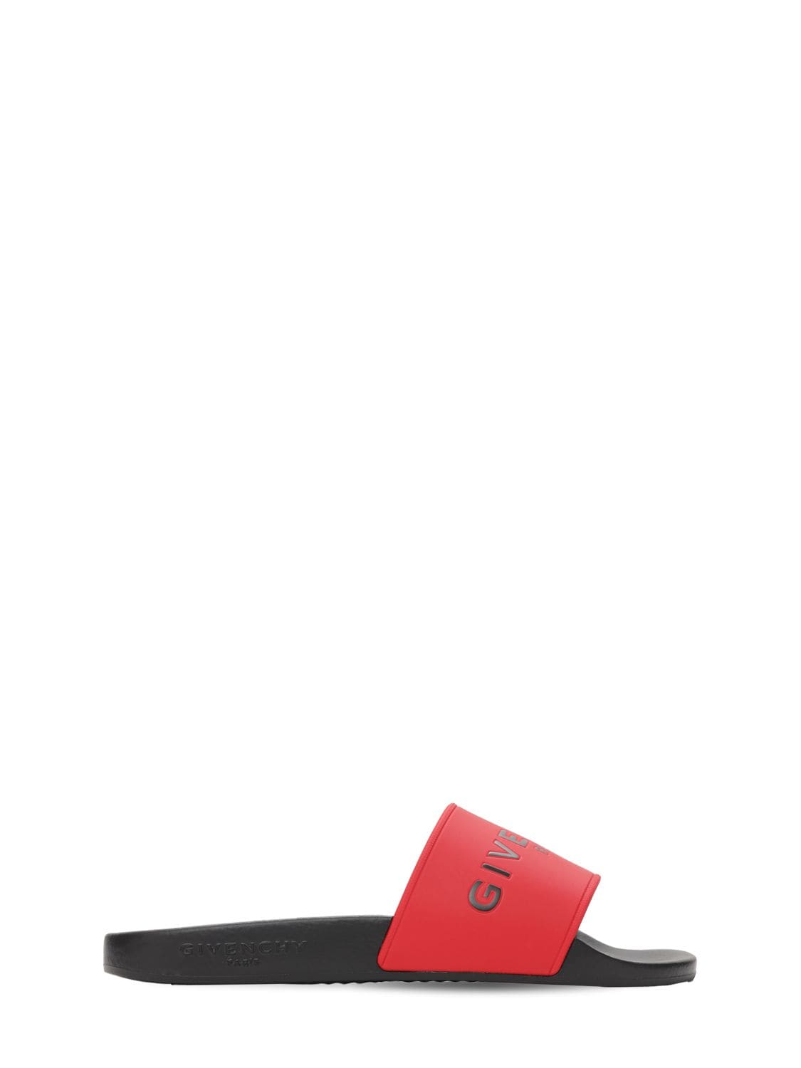 Givenchy Logo Pool Slide Sandals, Toddler/kids In Red