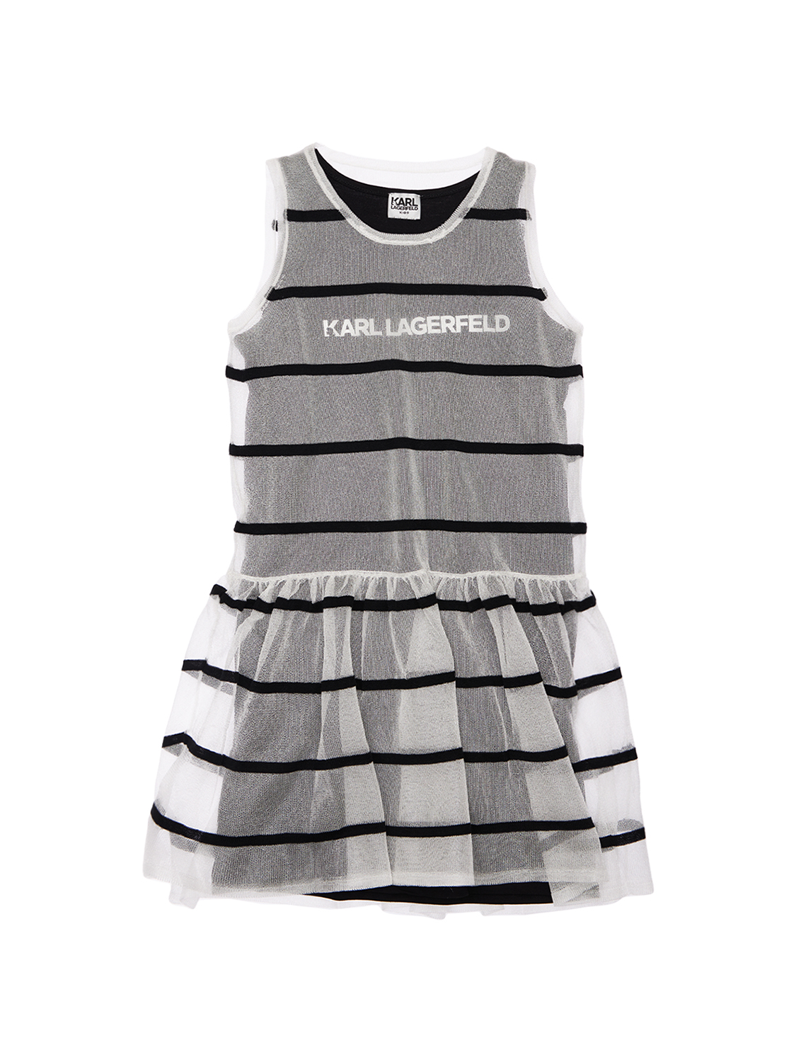 Ärmelloses 2-in-1-kleid