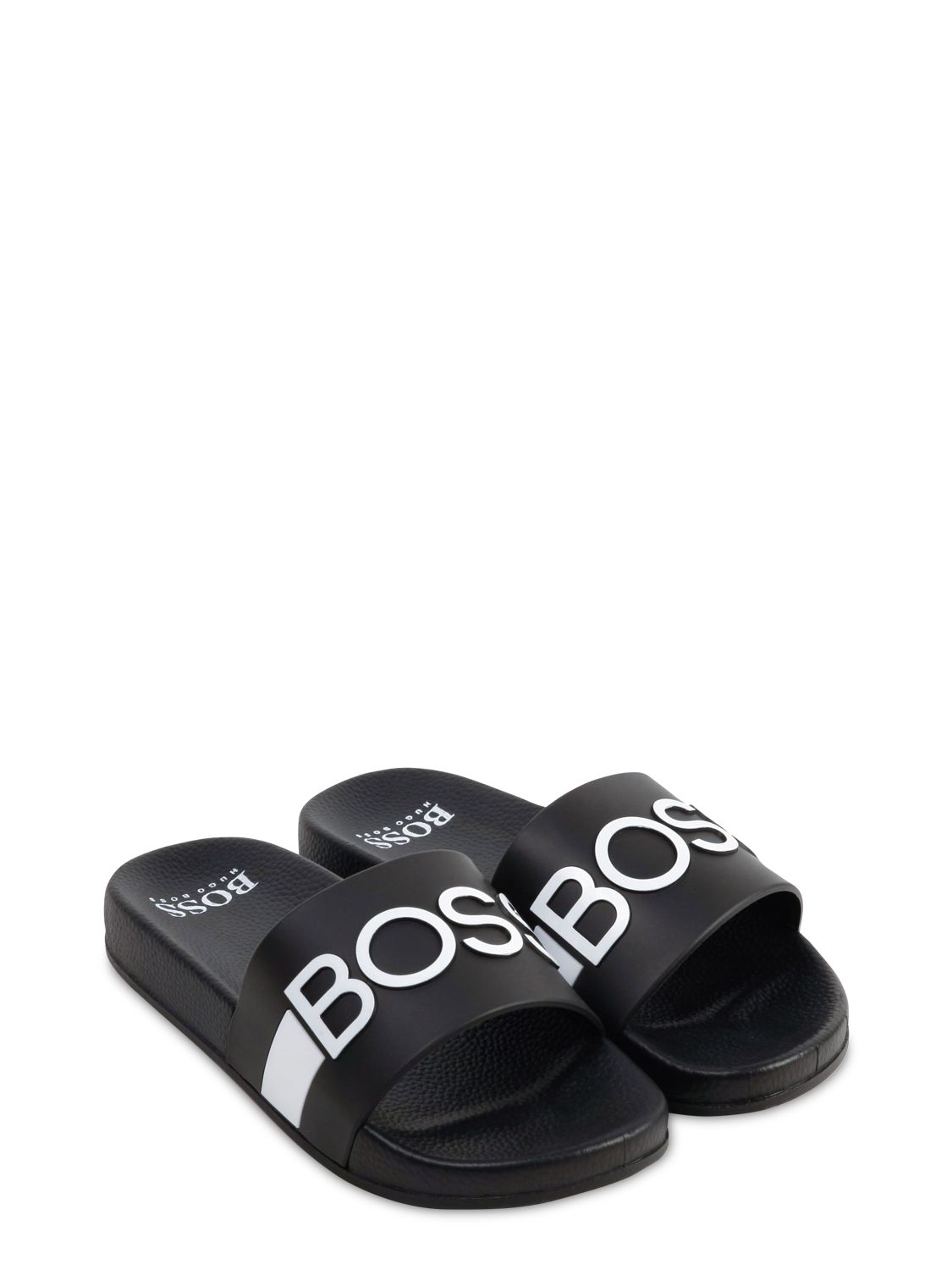 Sandalen Aus Gummi Mit Logo