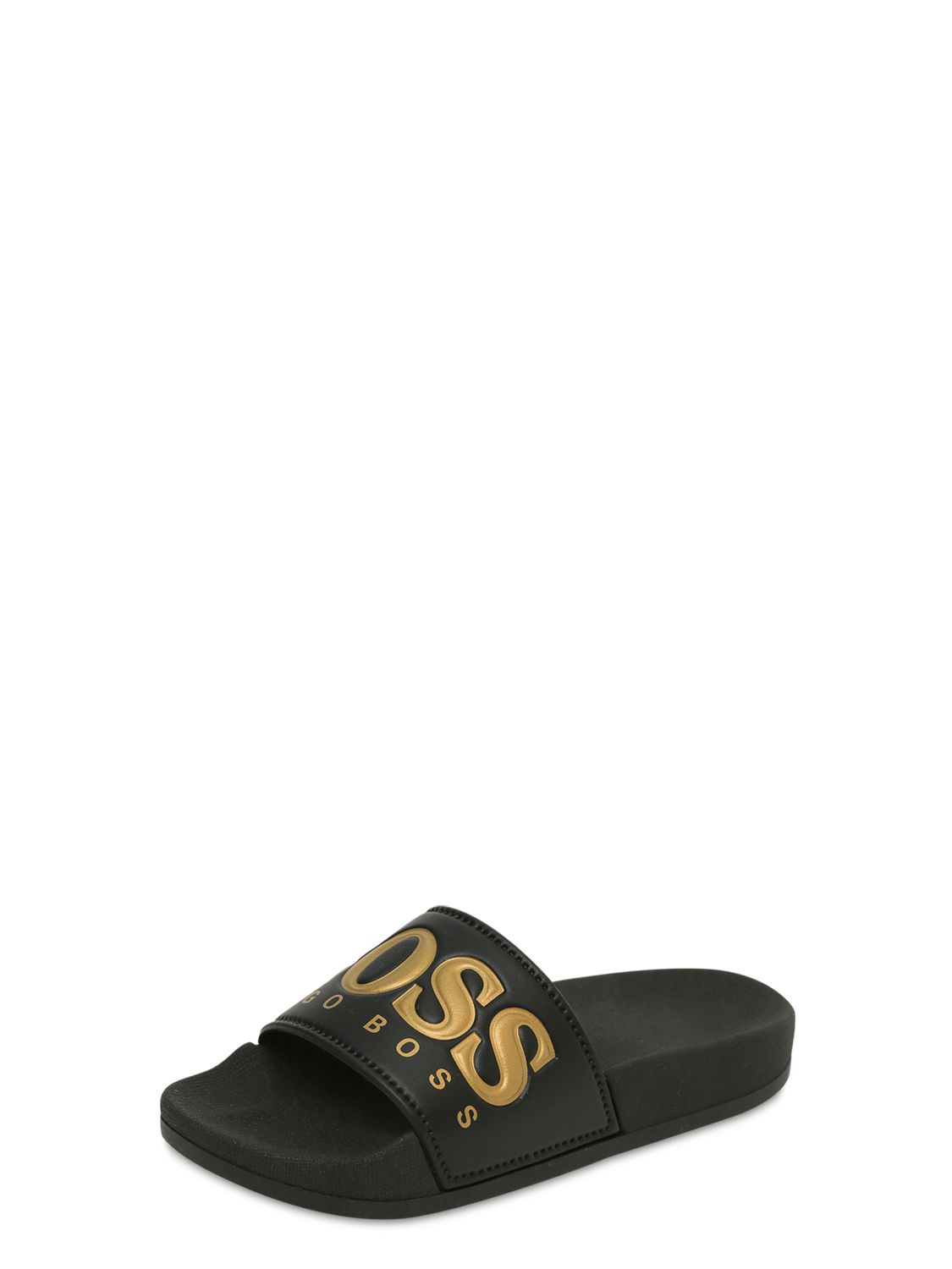 Sandalen Aus Gummi Mit Logoprägung