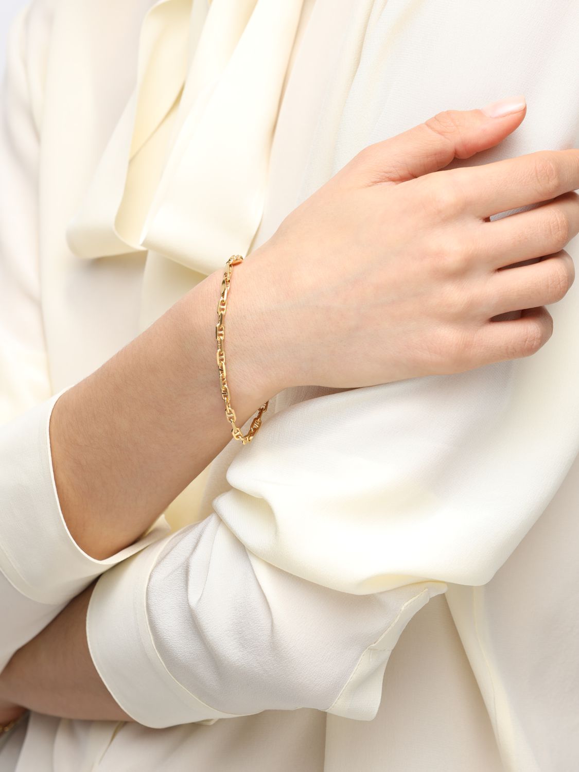 MARIA BLACK PORTO 18.5 LIGHT CHAIN BRACELET