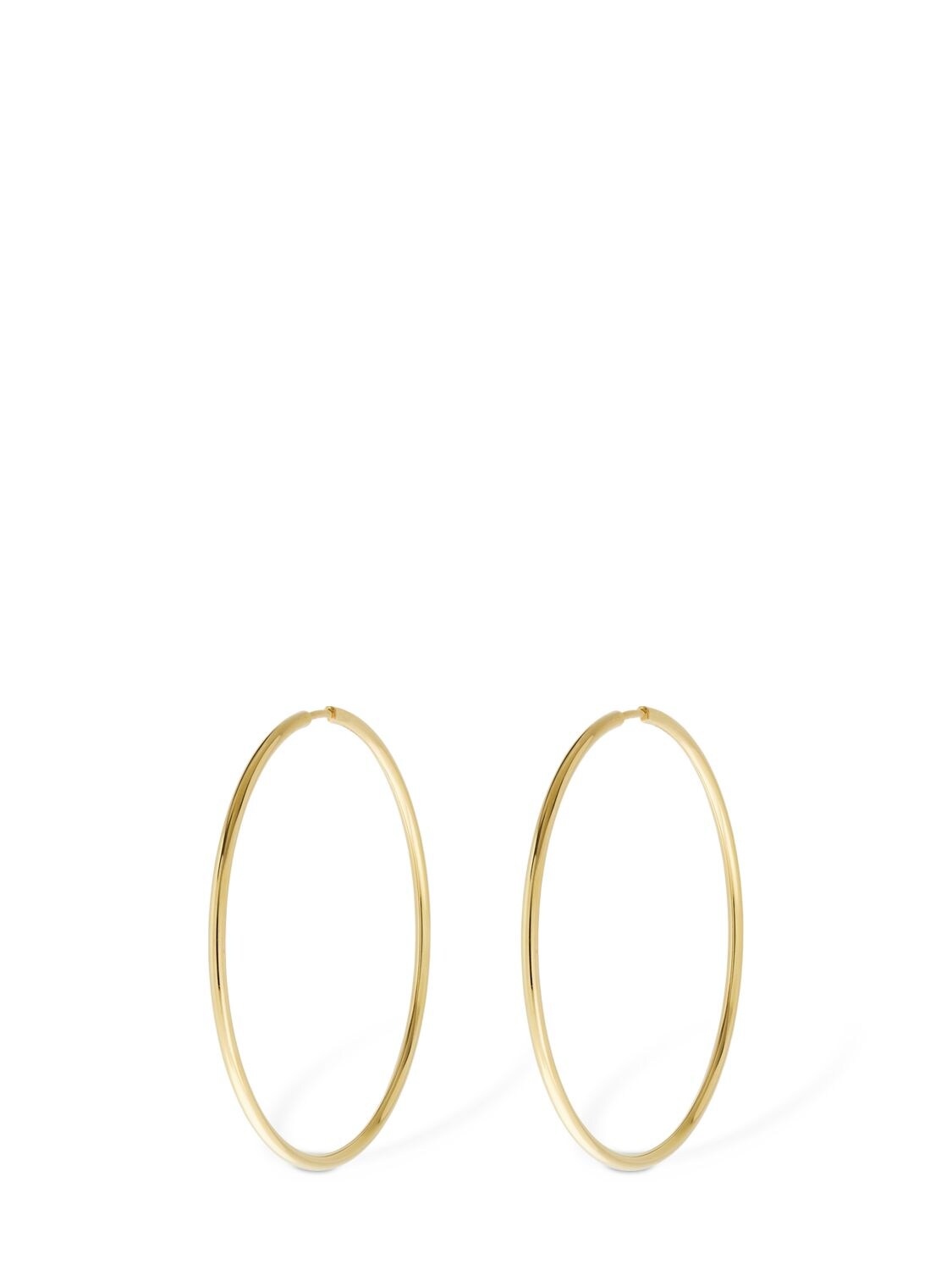 Shop Maria Black Senorita 50 Hoop Earrings In Gold