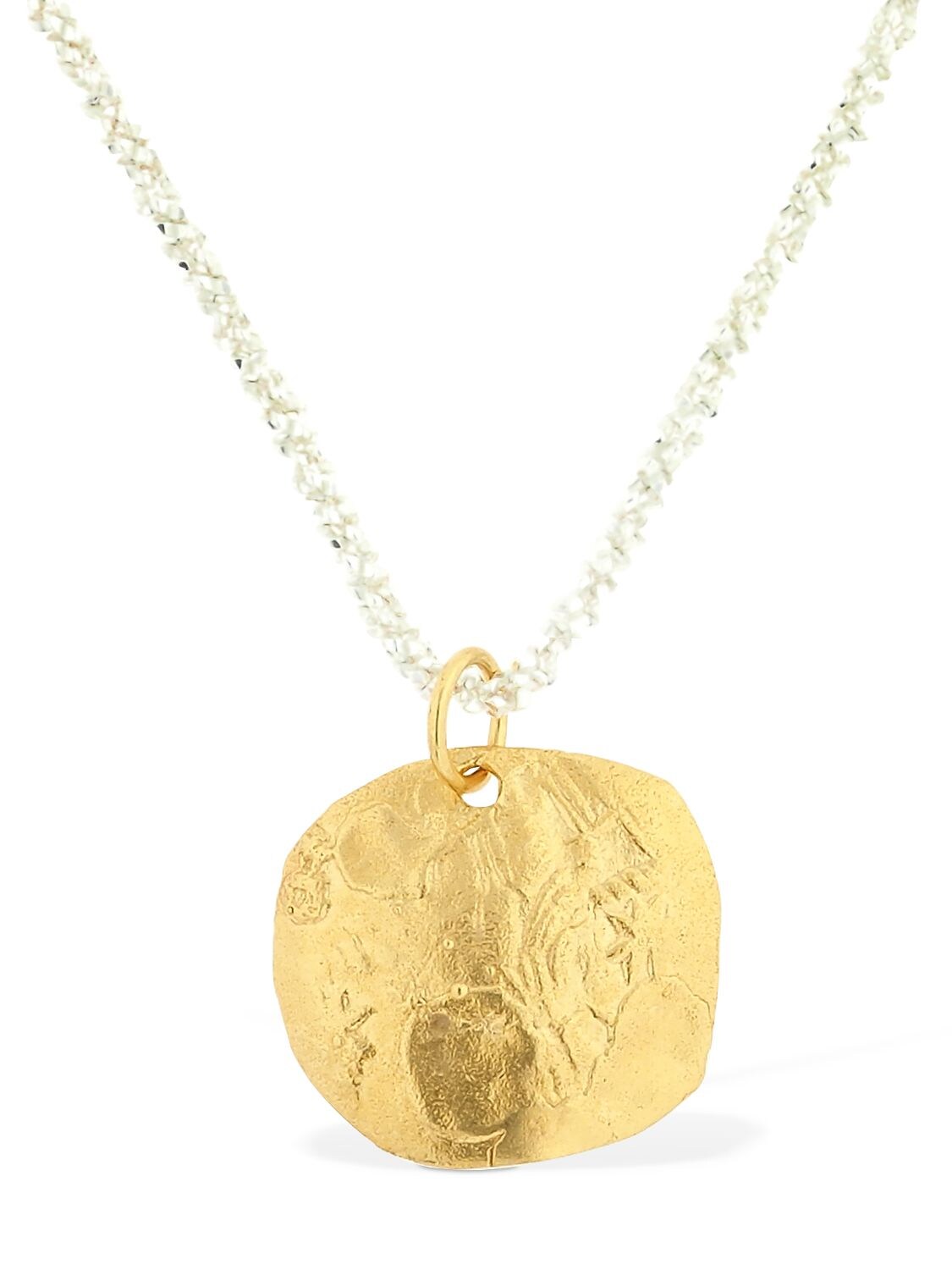 Alighieri A Captured Memory Necklace In Silver,gold