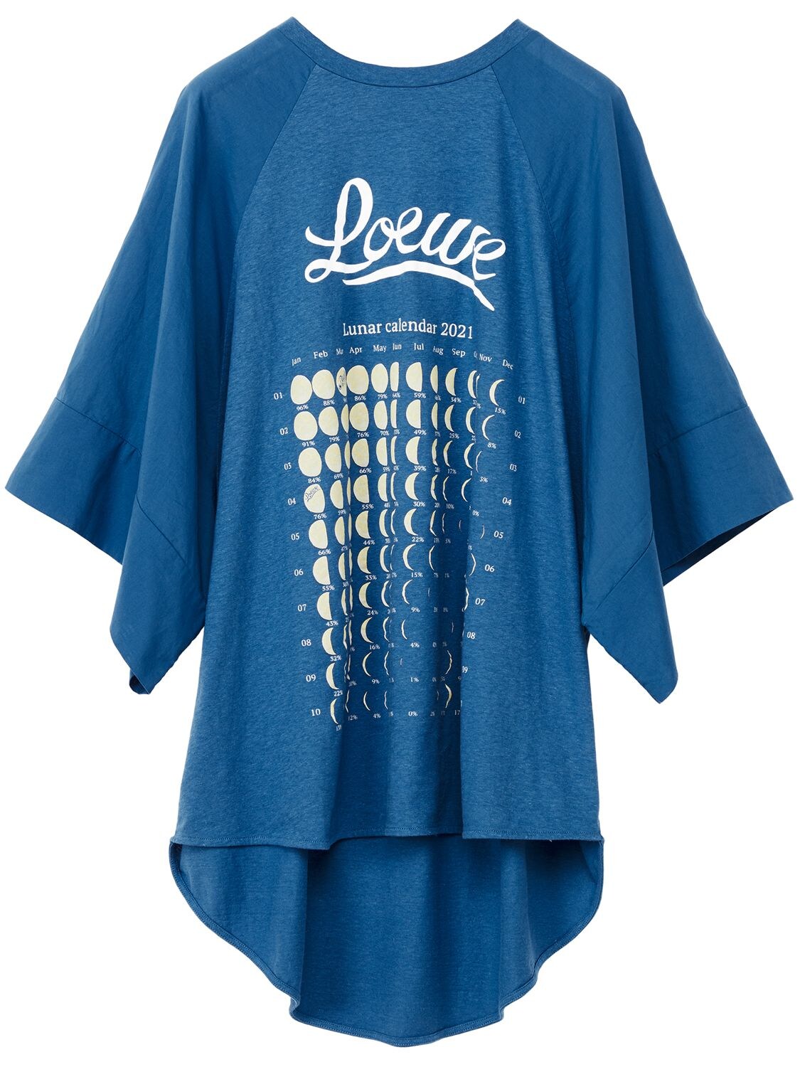 Loewe Paula's Ibiza Printed Cotton T-shirt In Blue