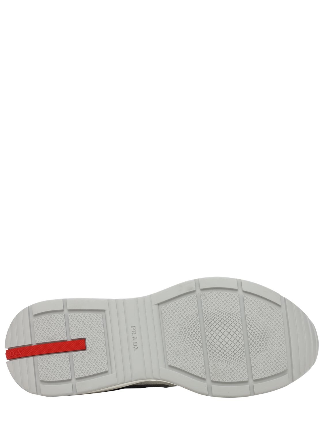 Shop Prada America's Cup Xl Leather & Mesh Sneakers In White