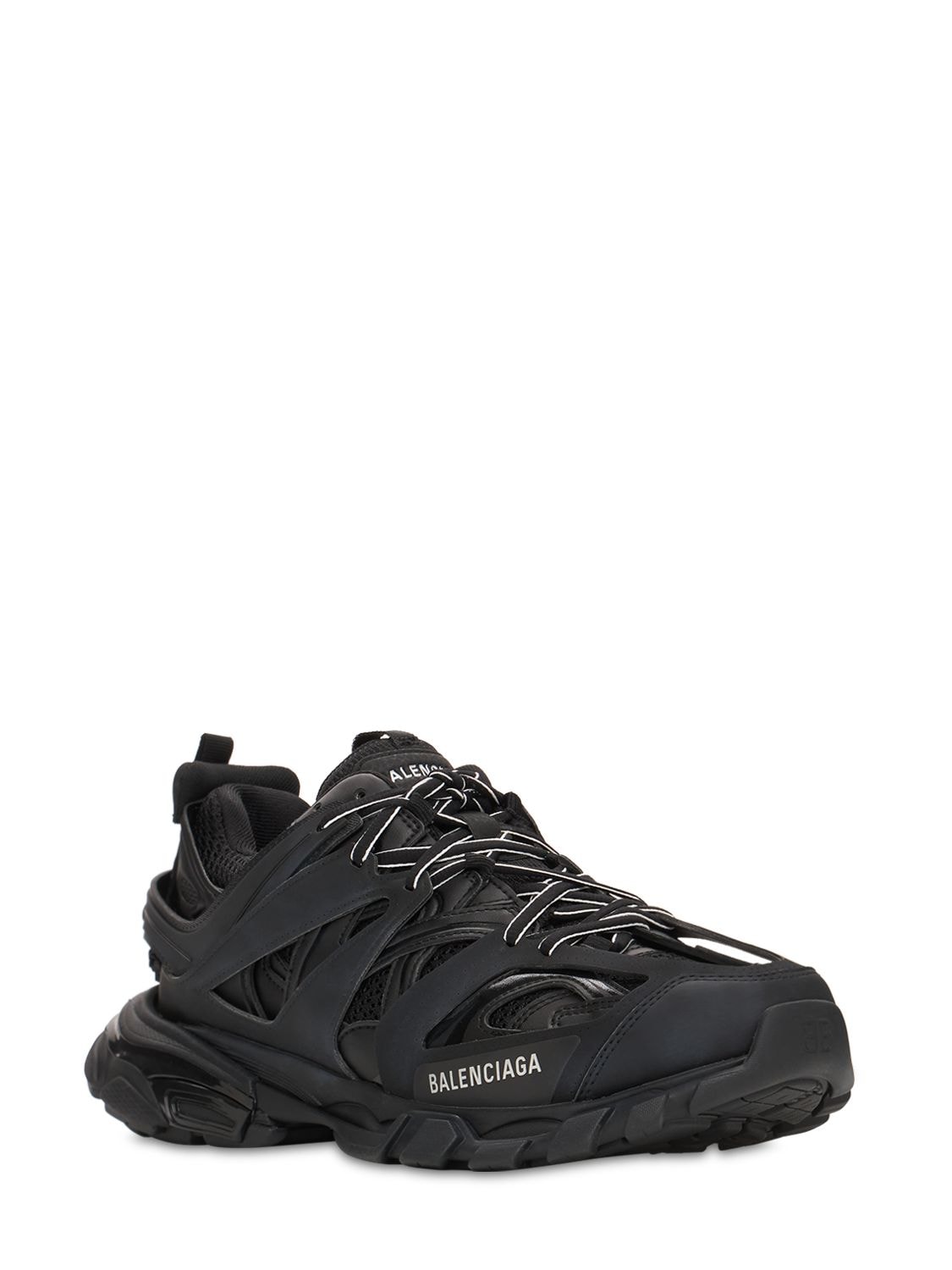 Shop Balenciaga 50mm M Track E Sneakers In Black