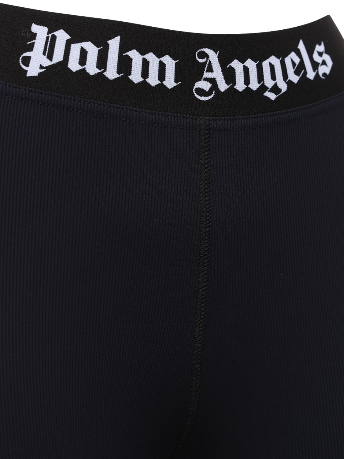 Palm Angels Classic Logo Jersey Leggings In Black