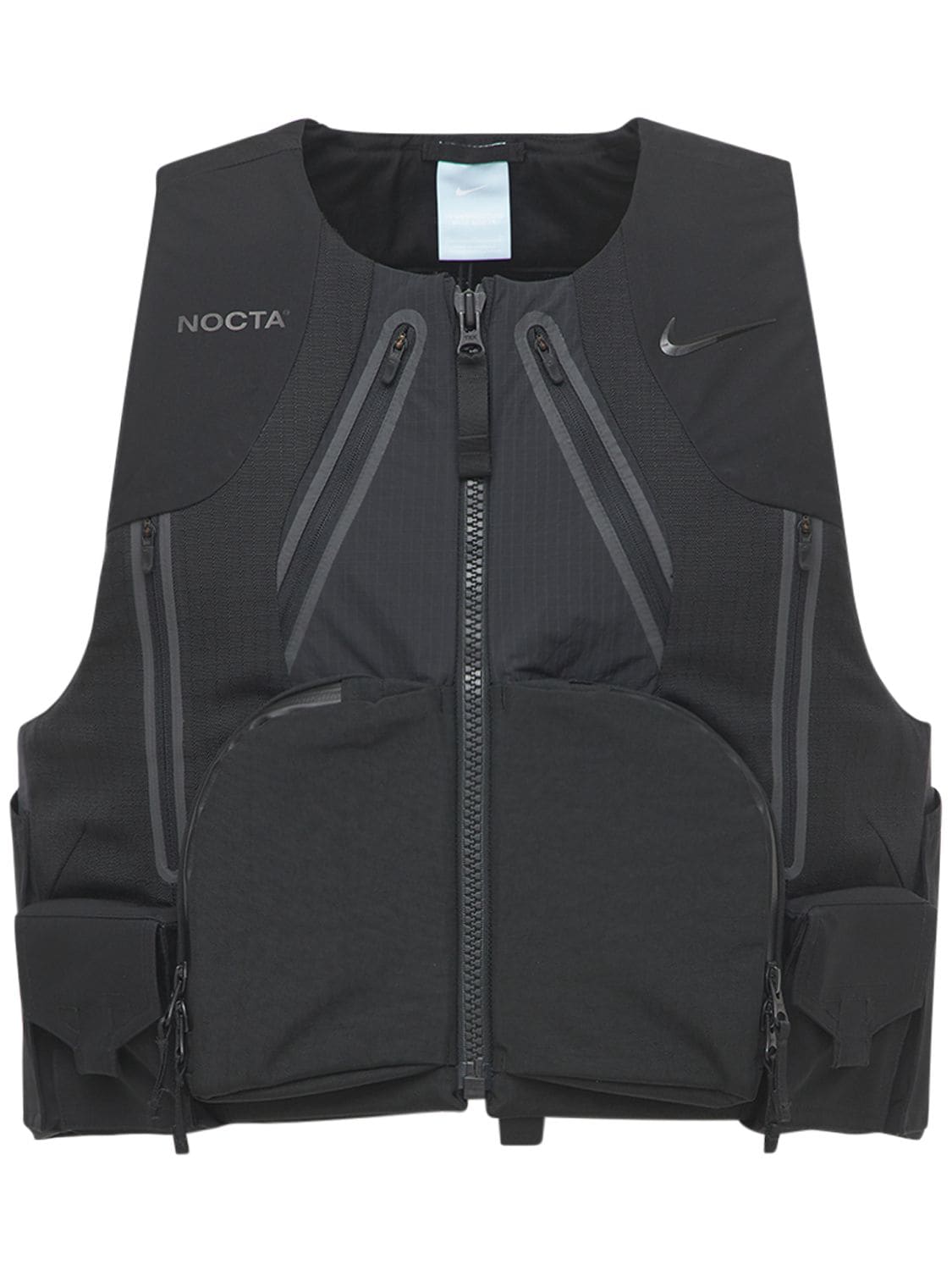 Nike Nocta Nylon Ripstop Vest In Black