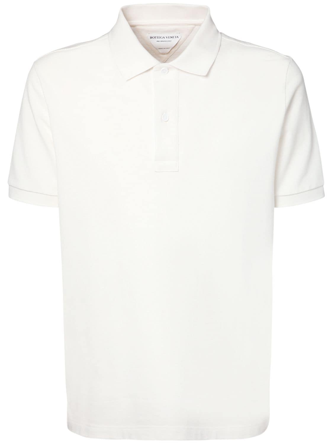 BOTTEGA VENETA COTTON PIQUÉ POLO,73IS3M005-OTA2OA2