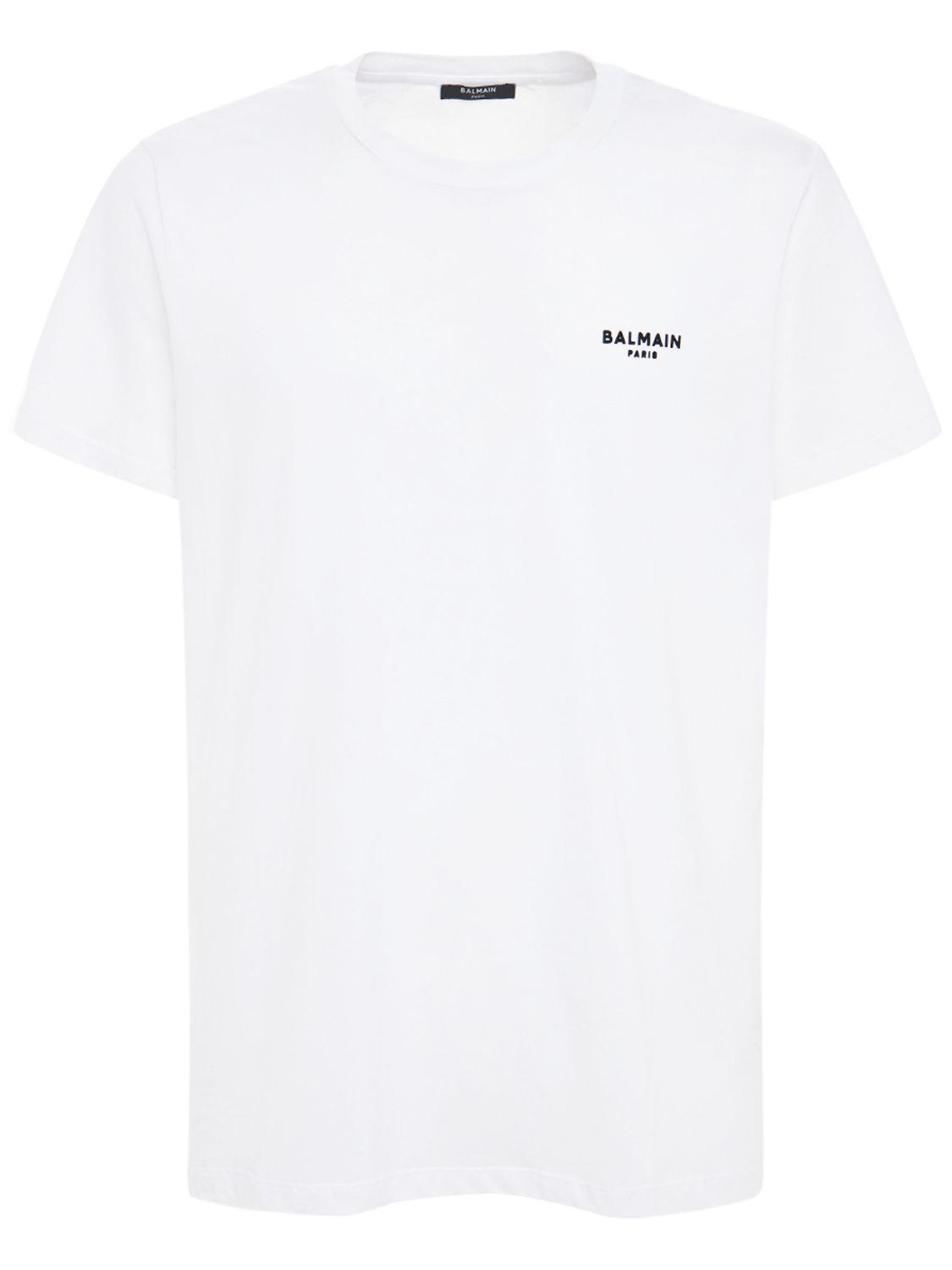 T-shirt Aus Bio-baumwolle Mit Logo