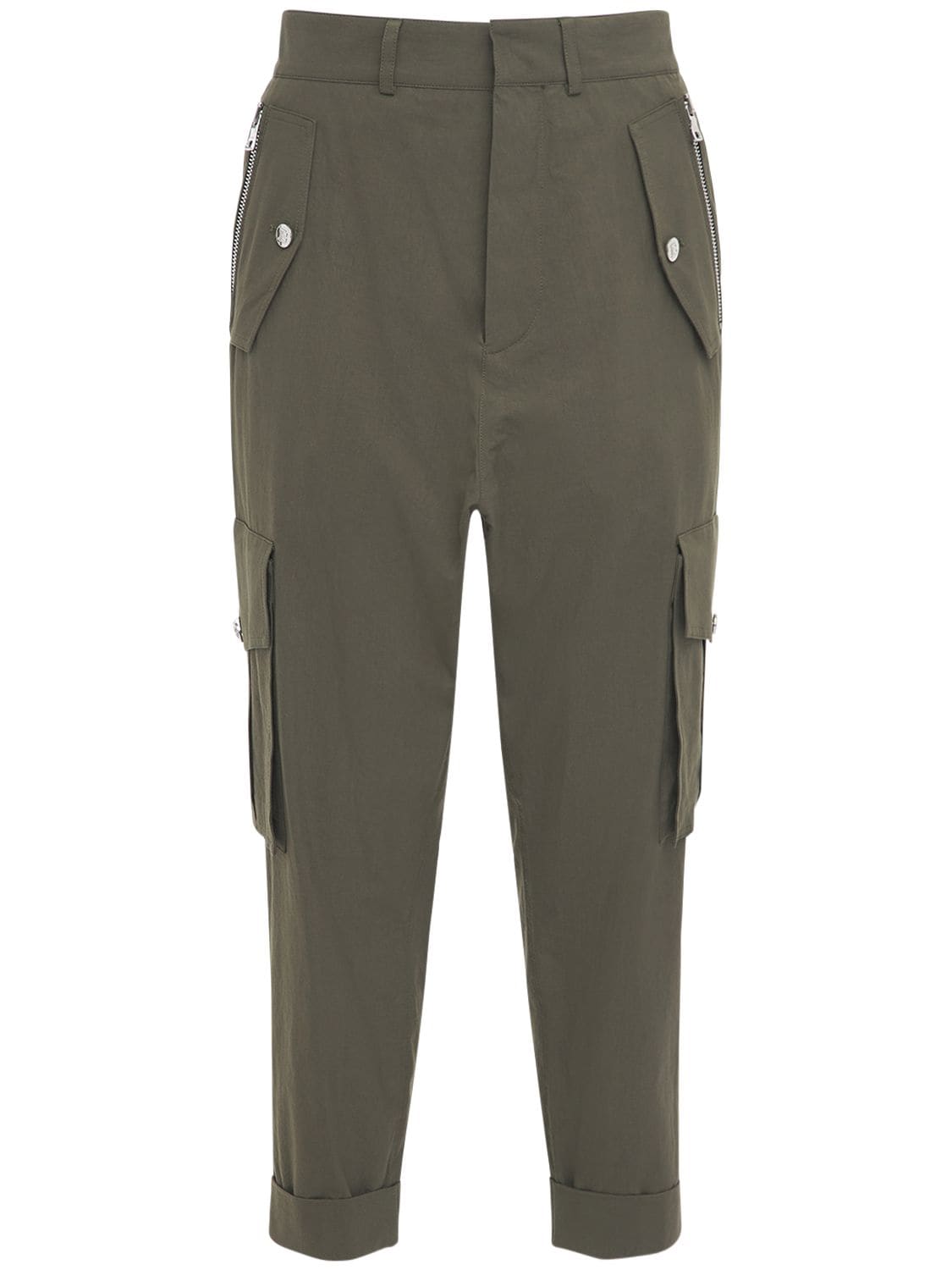 Slouchy Cotton Cargo Pants