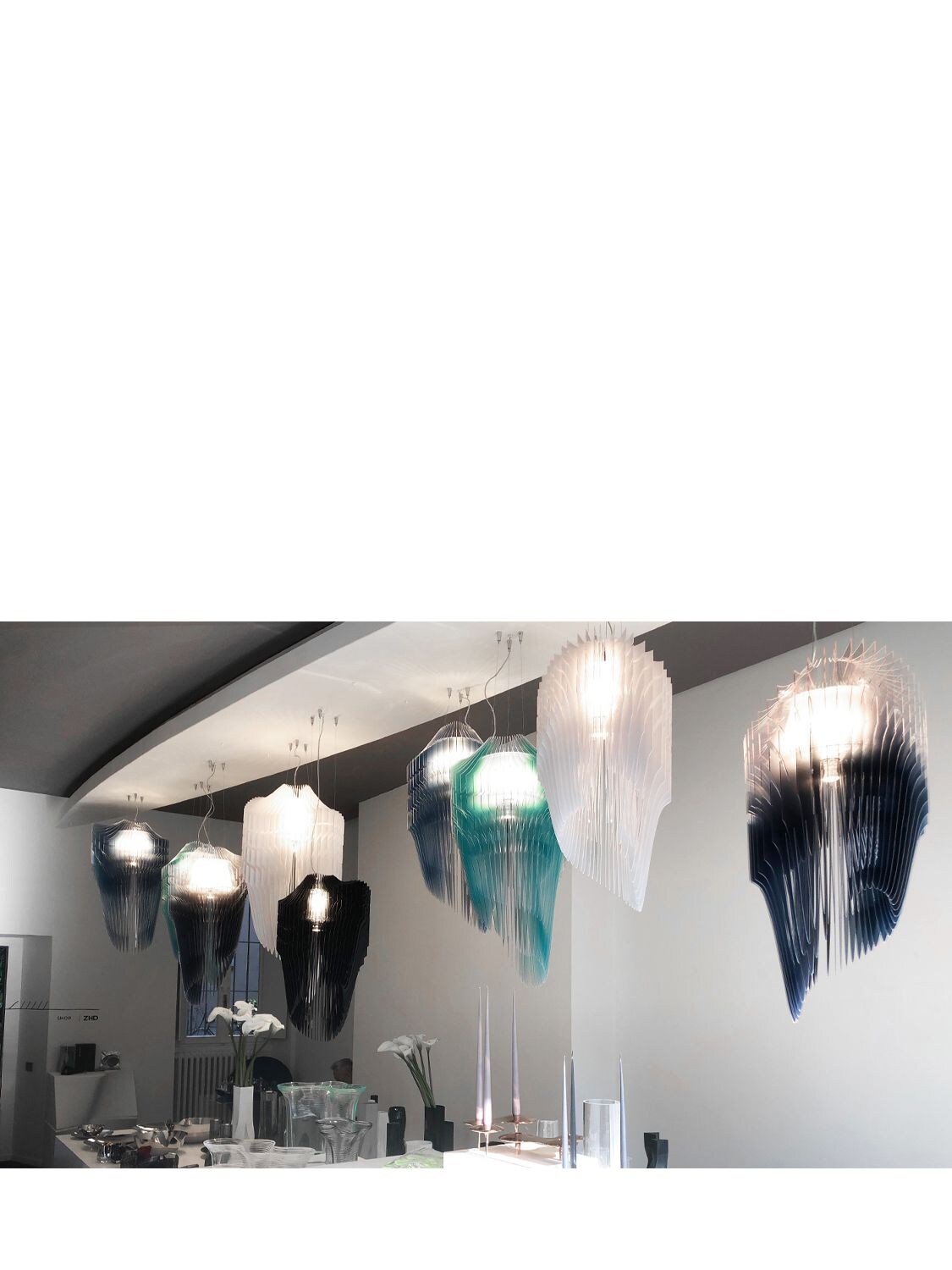 Shop Slamp Avia Edition M Pendant Lamp In Blue