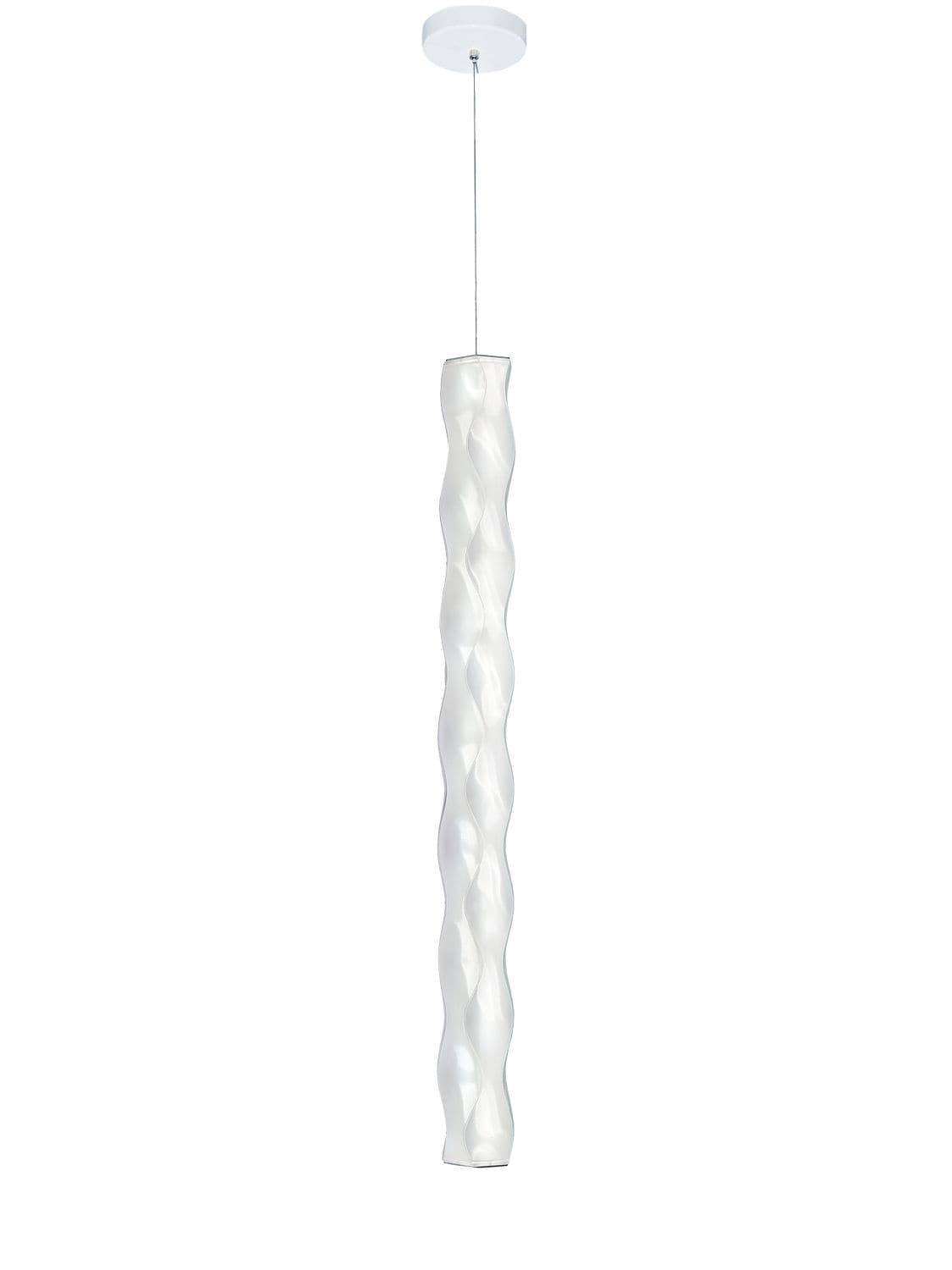Slamp Hugo Vertical Suspension Lamp In White
