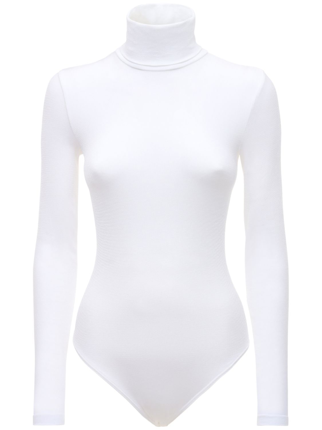 Wolford White Shimmer Colorado String Bodysuit In 1001 White | ModeSens