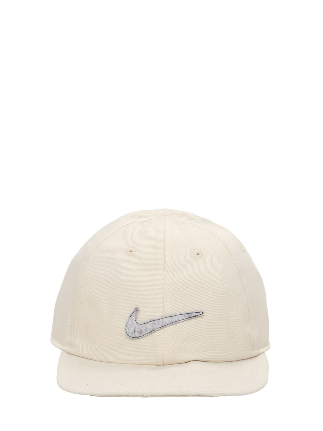 Nike Move To Zero Logo Baseball Hat In Off White