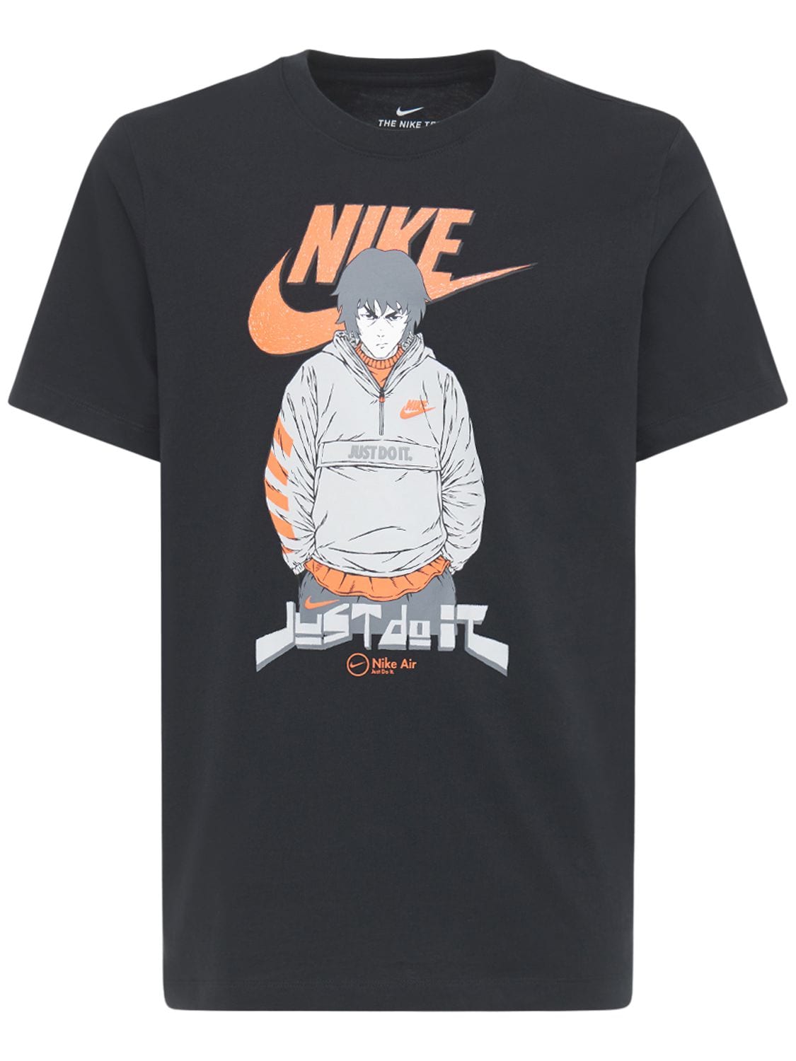 Nike Nsw Air Manga Futura Man T-shirt In Black
