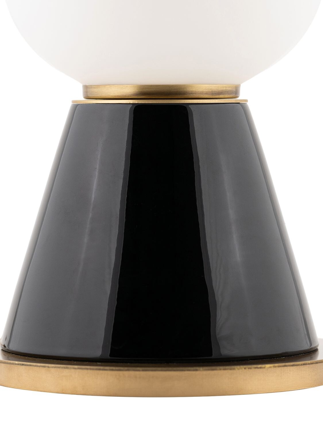 Shop Marioni Small Palm Table Lamp In Black,gold