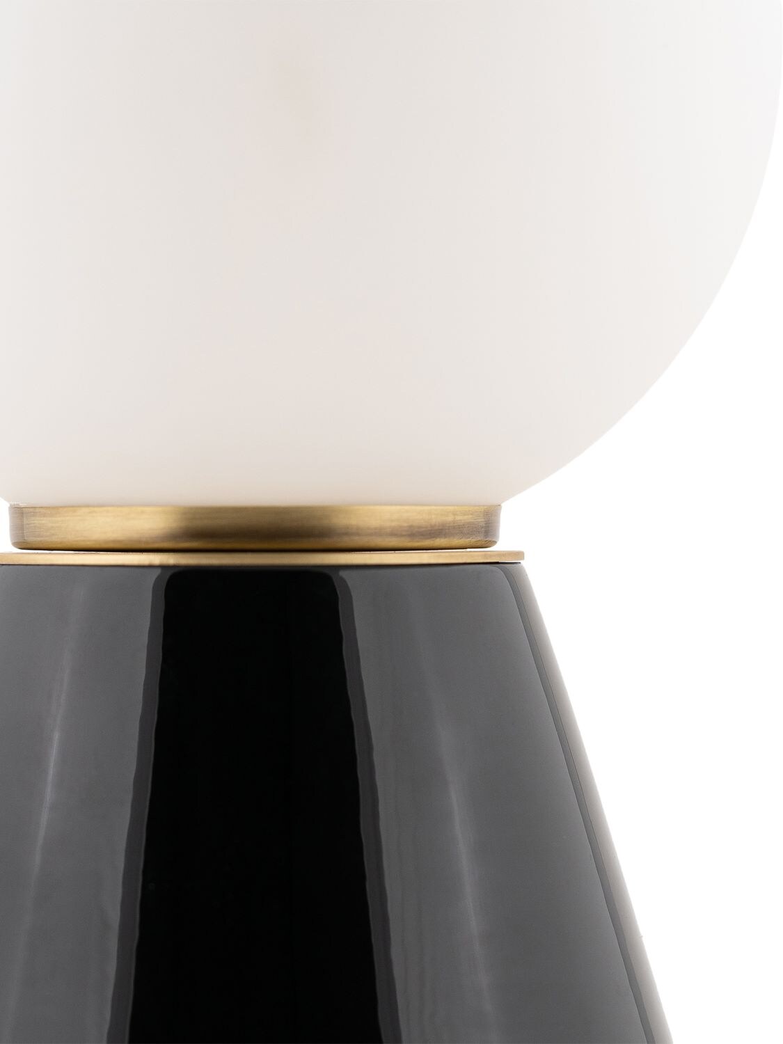 Shop Marioni Small Palm Table Lamp In Black,gold