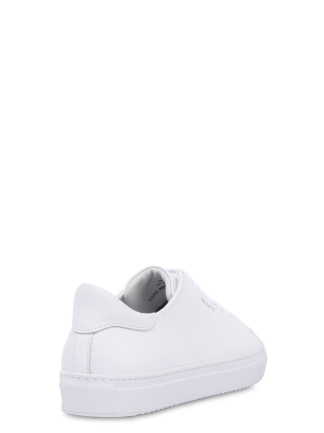 Shop Axel Arigato Clean 90 Brushed Leather Sneakers In White
