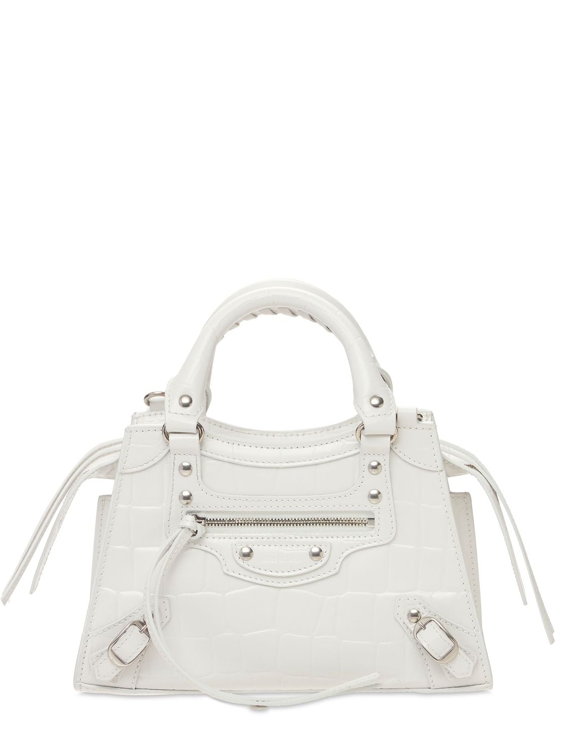 BALENCIAGA MINI NEO CLASSIC LEATHER TOP HANDLE BAG 73IWD2058-OTAXNG2