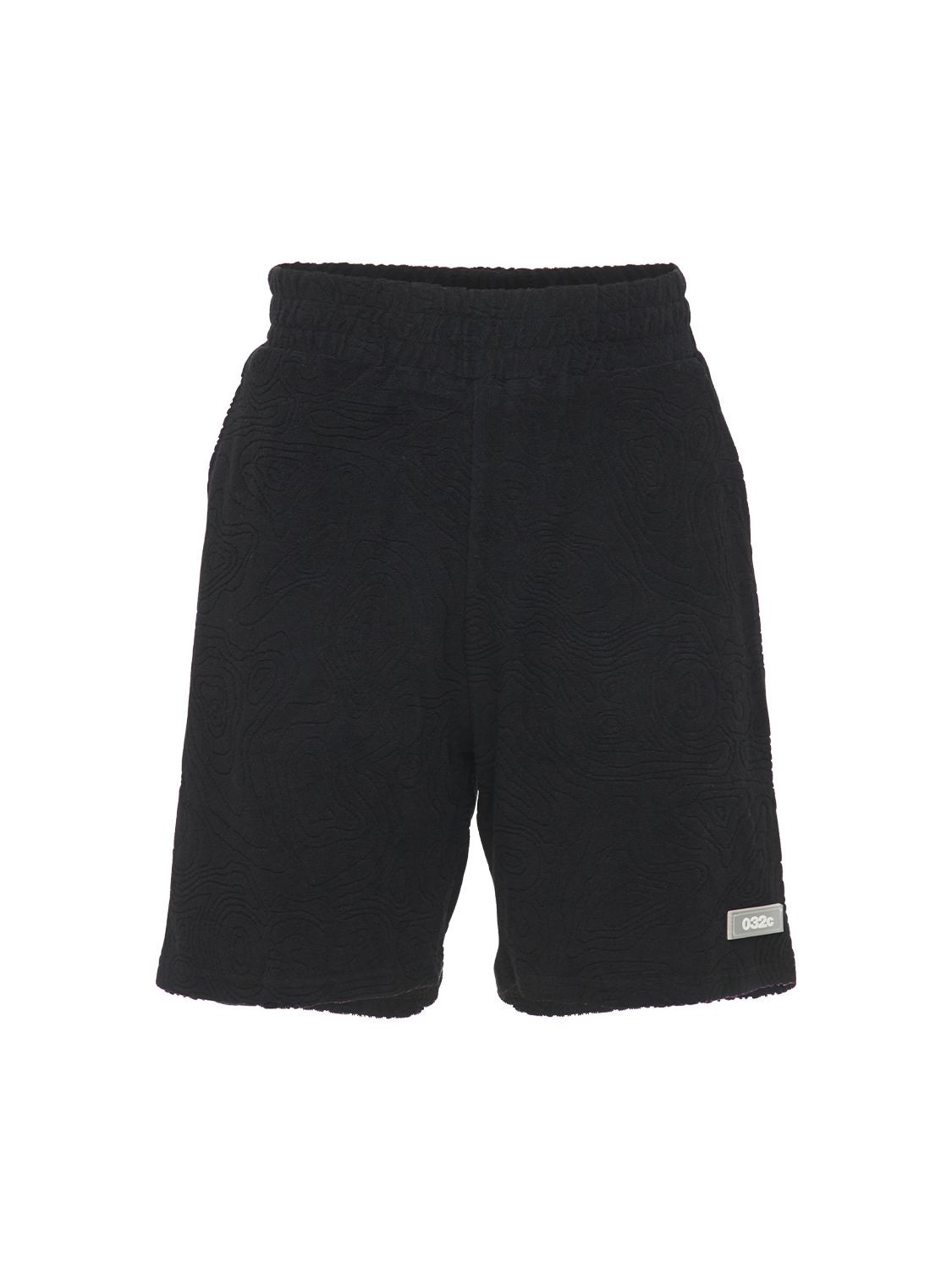 032C TOPOS SHAVED COTTON TERRY SHORTS,73IWES005-QKXBQ0S1