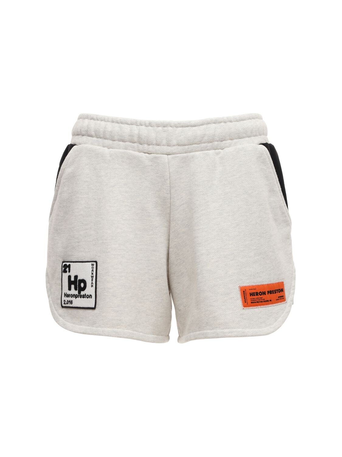 HERON PRESTON JOGGING COTTON JERSEY SHORTS,73IWHQ021-MDGWMQ2