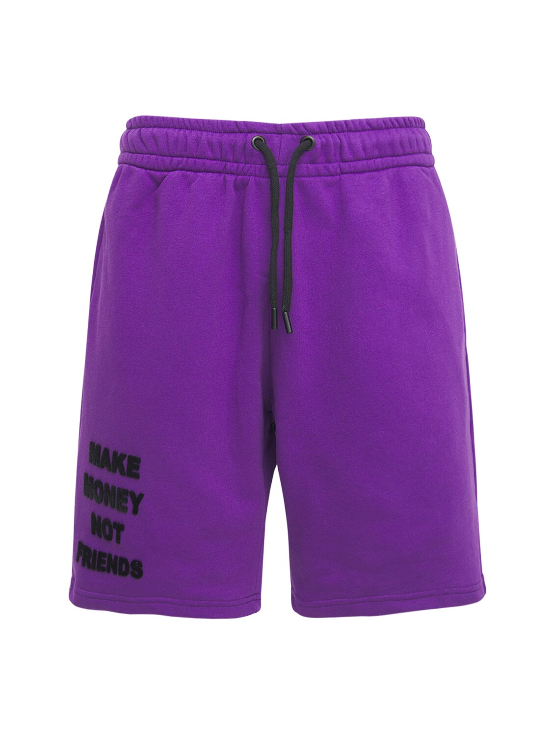 Logo Neon Cotton Jersey Sweat Shorts