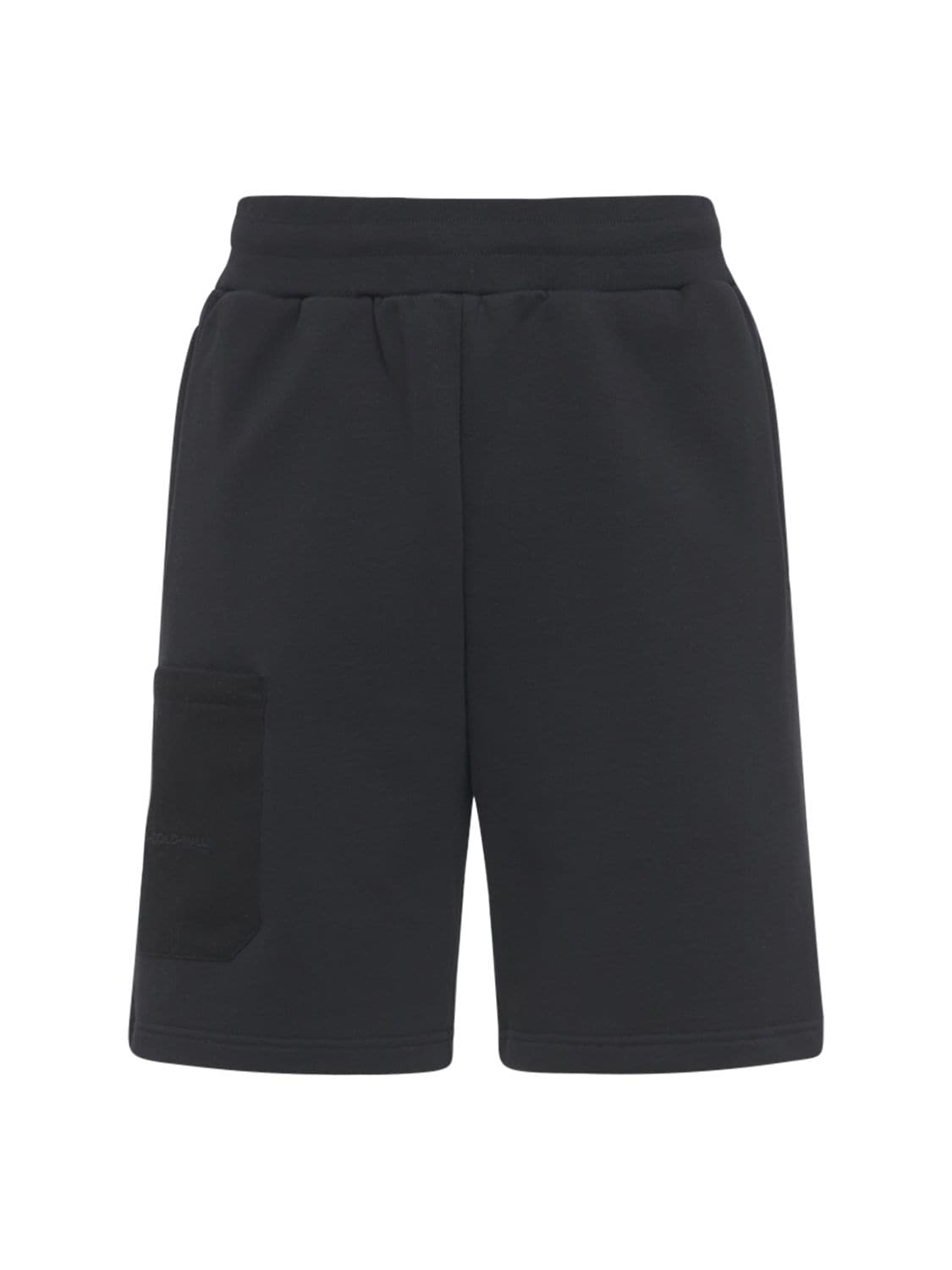 Image of Logo Embroidery Cotton Jersey Shorts
