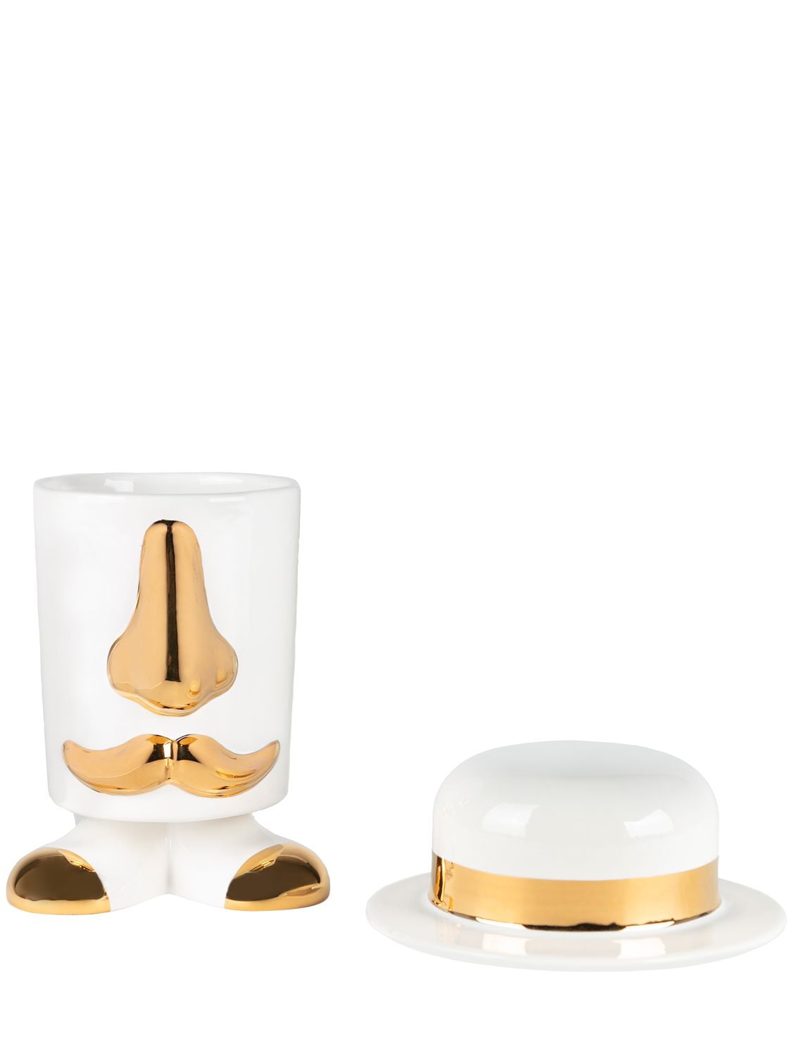 Shop Andrea Maestri Limited Edition Renato Container W/ Gold In White,gold