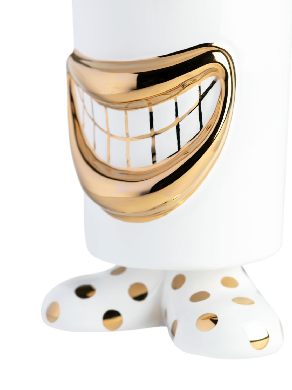 Shop Andrea Maestri Limited Edition Ugo Container W/ Gold In White,gold