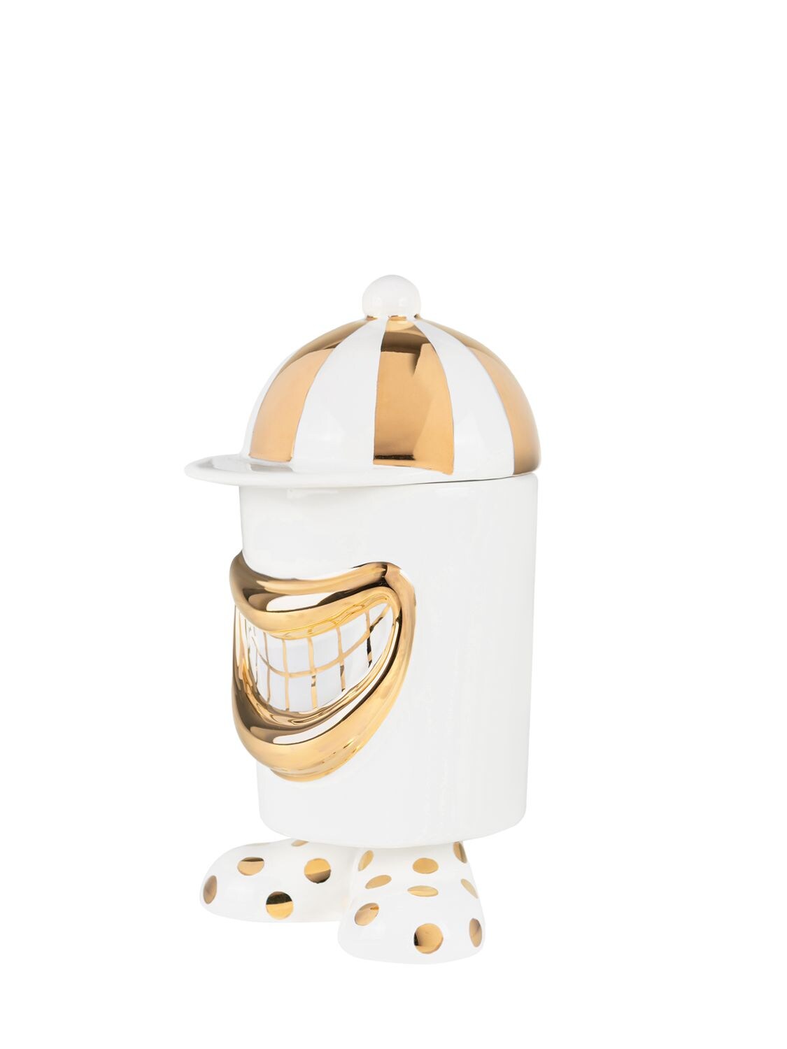 Shop Andrea Maestri Limited Edition Ugo Container W/ Gold In White,gold