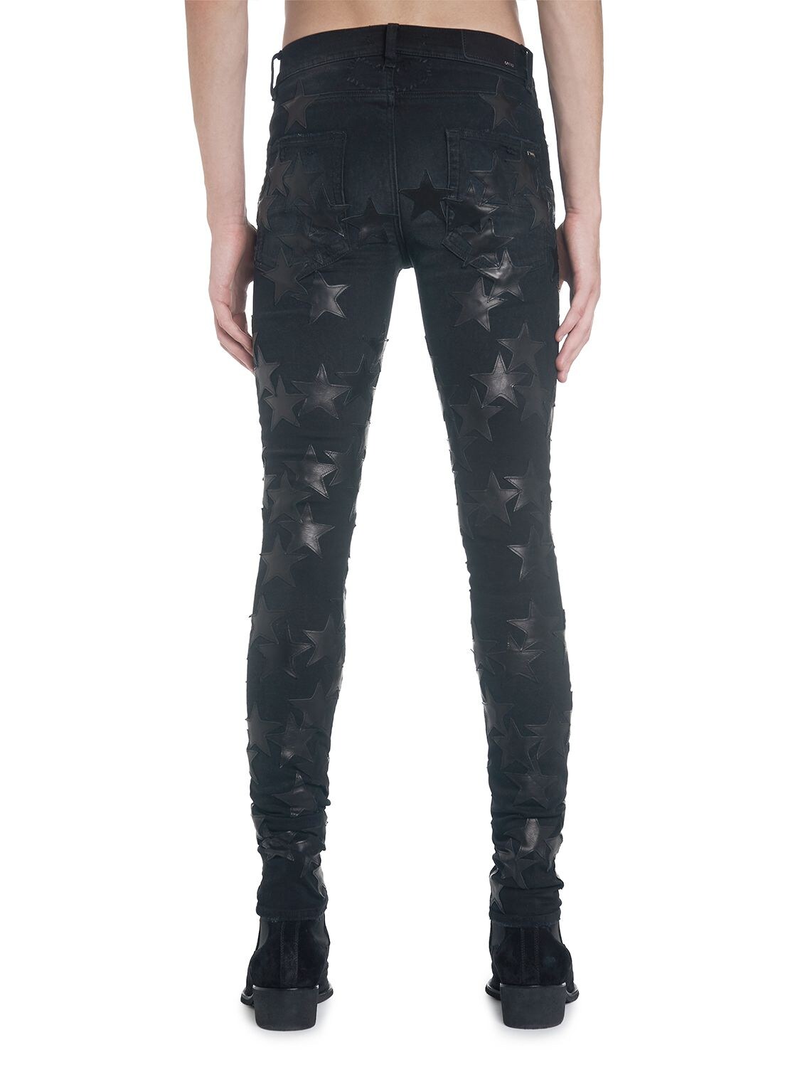 amiri black star jeans