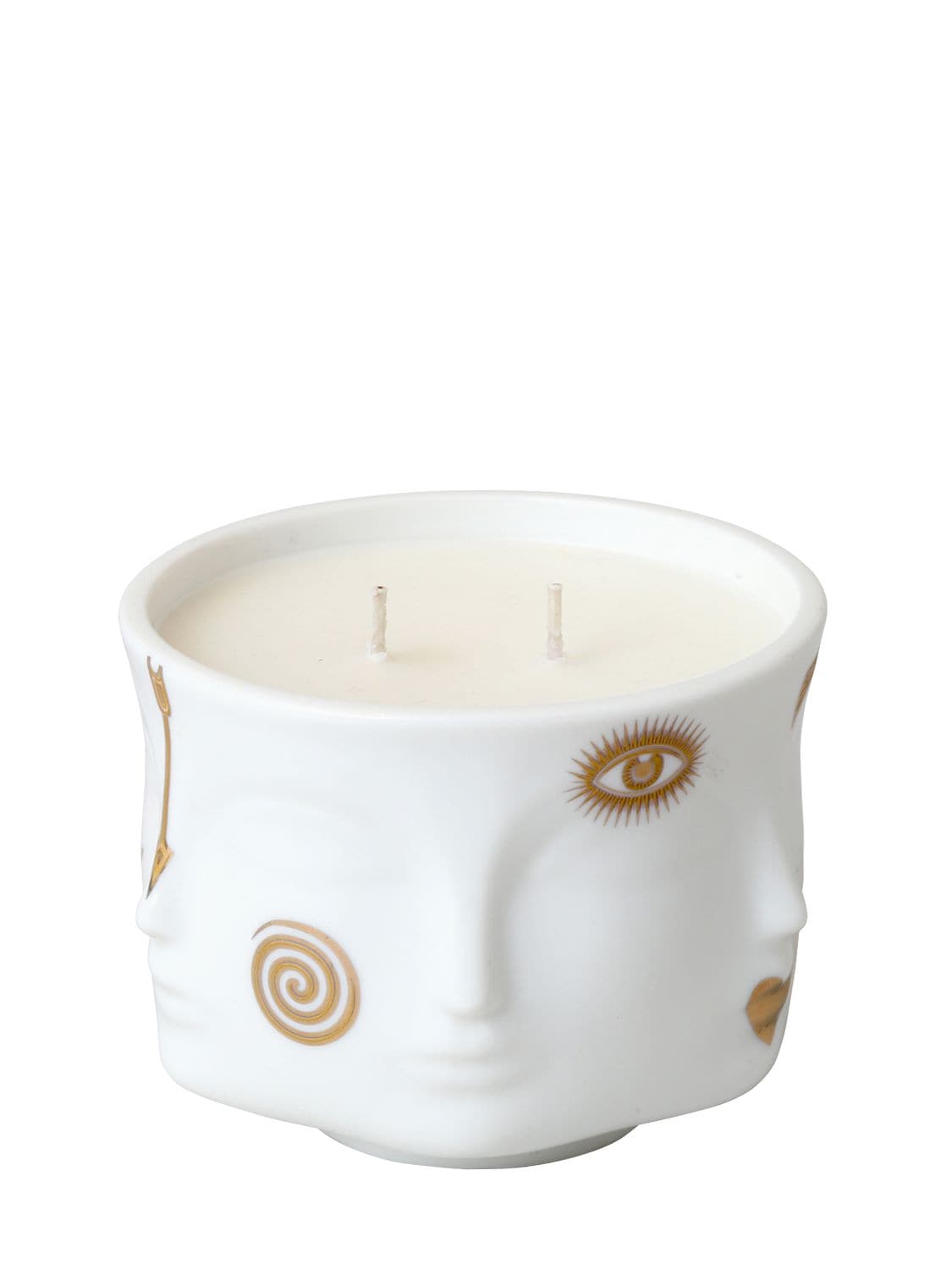 Shop Jonathan Adler Gilded Muse Candle In White,gold