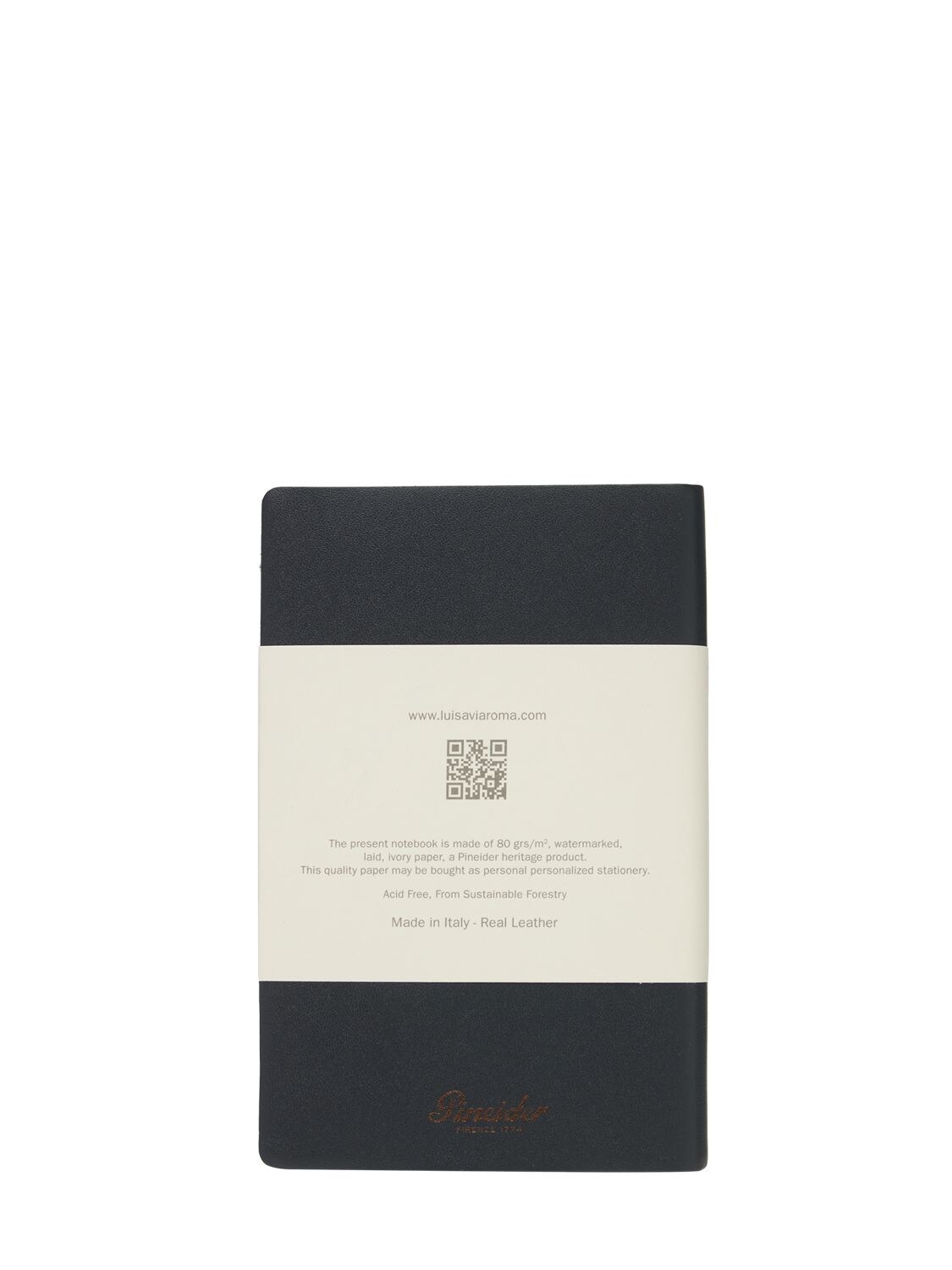 Shop Pineider Luisaviaroma Excusive Notebook In Dark Blue