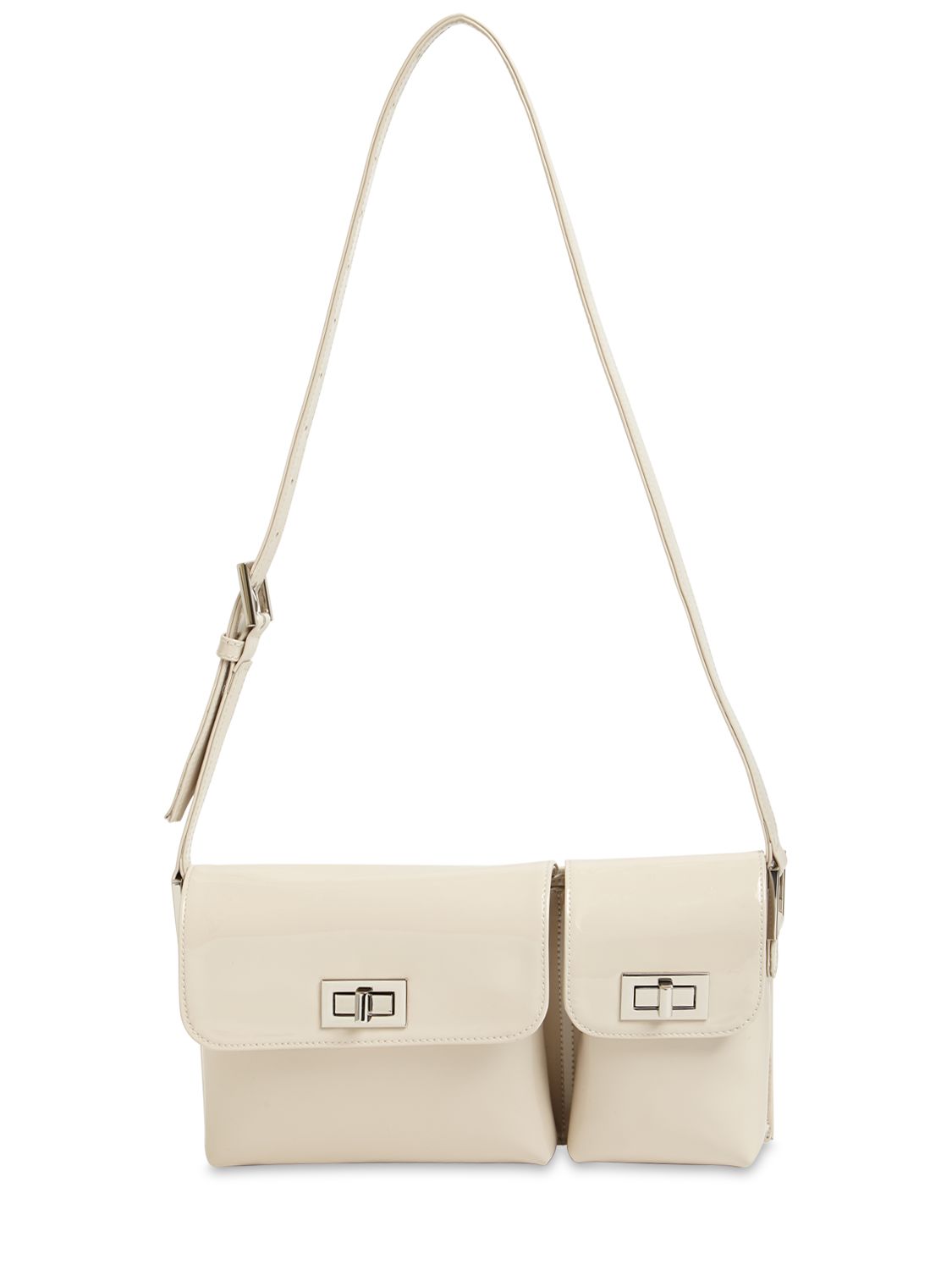 Mini Schultertasche Aus Lackleder „billy“