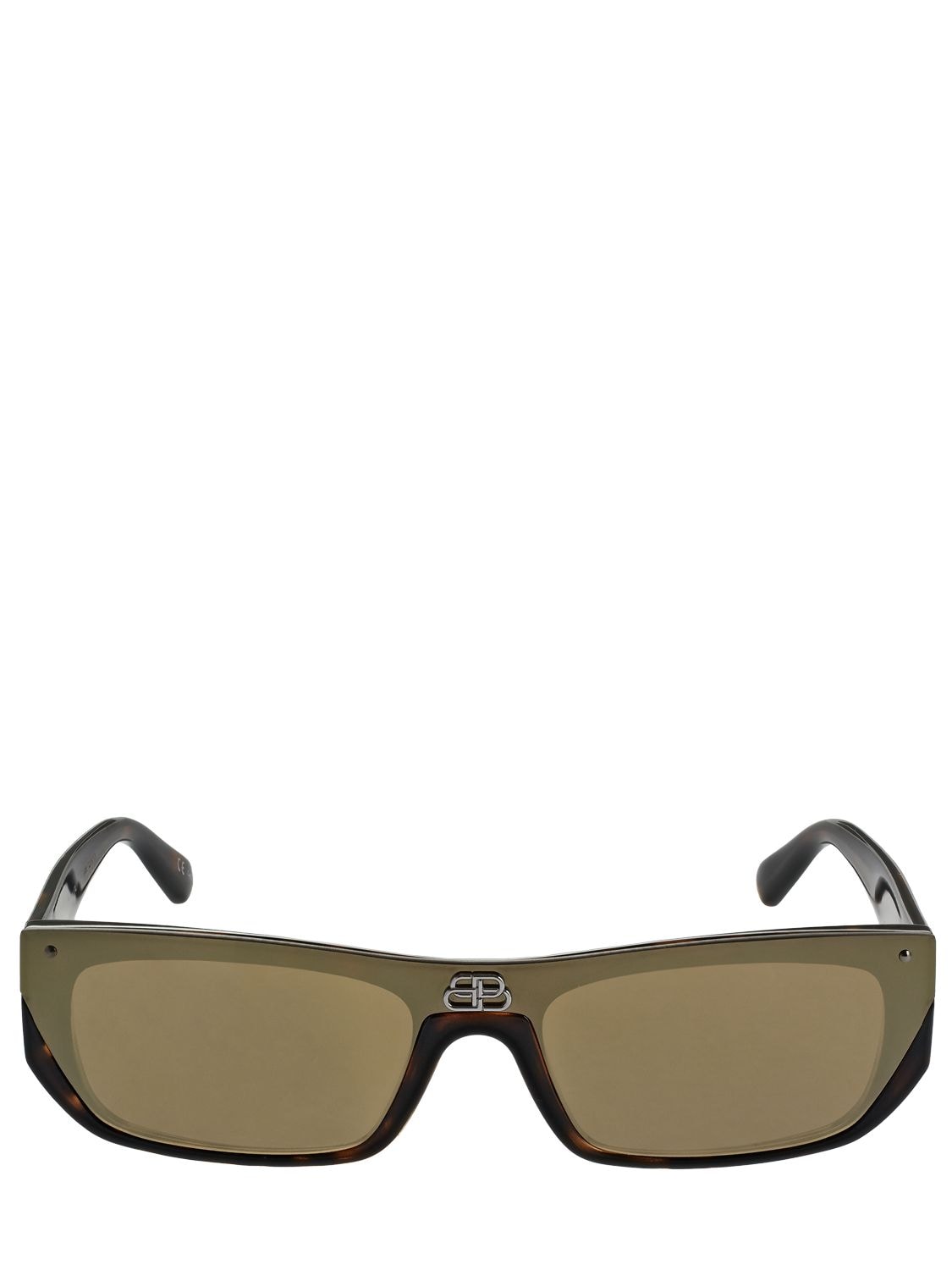 0080s Shield Rectangle Sunglasses