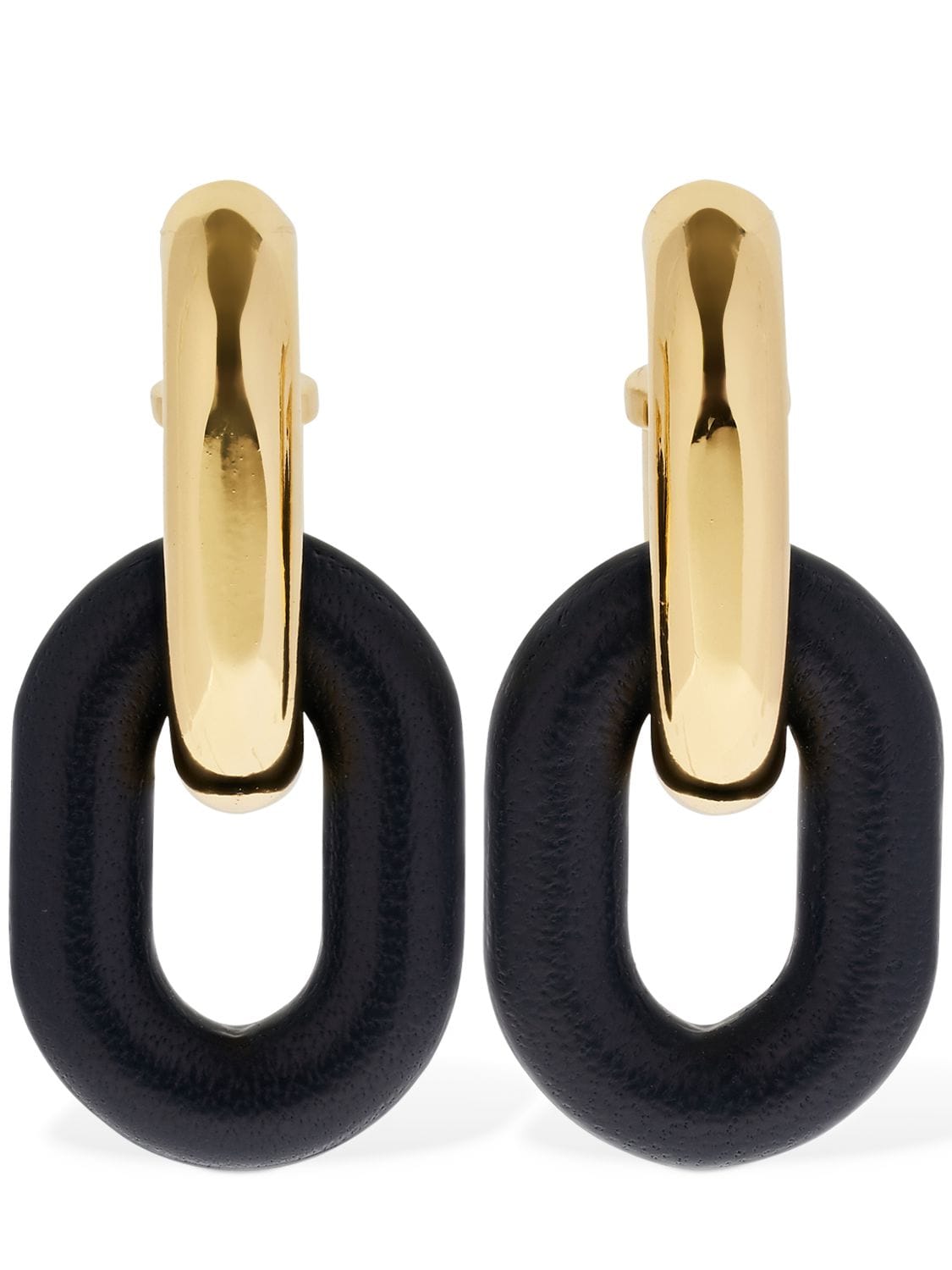 Paco Rabanne - Xl link chunky hoop earrings - | Luisaviaroma