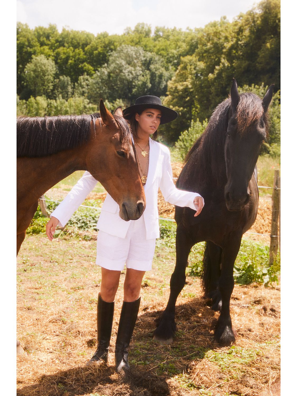 ACHEVAL PAMPA GARDEL LINEN VEST