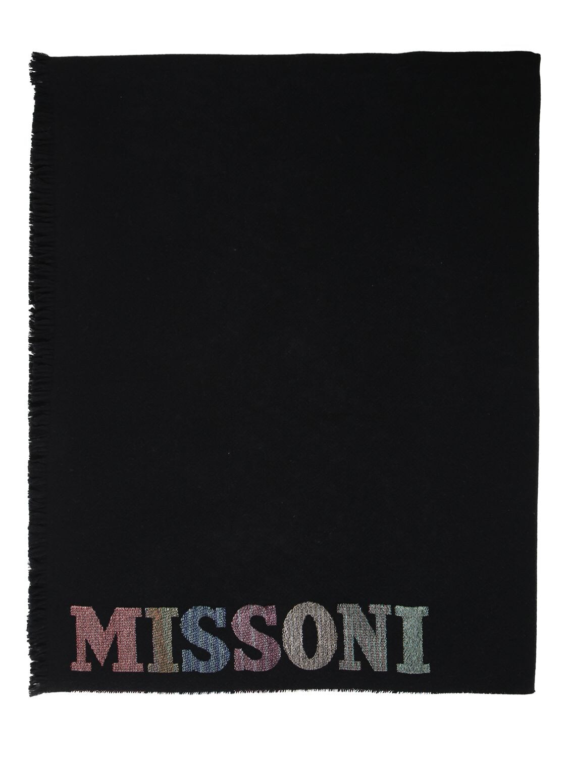 Missoni “angus”羊毛毯子 In Black