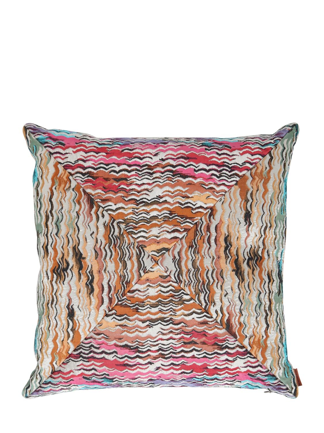 Missoni Aconcagua Patchwork Pillow In Multicolor