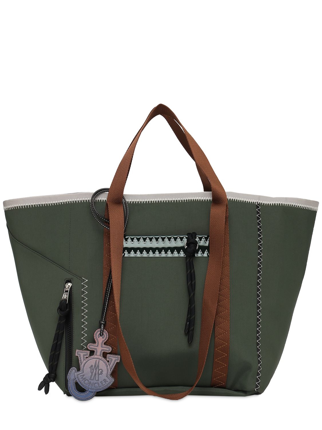 Moncler Genius Jw Anderson Tote Bag In Olive Green | ModeSens