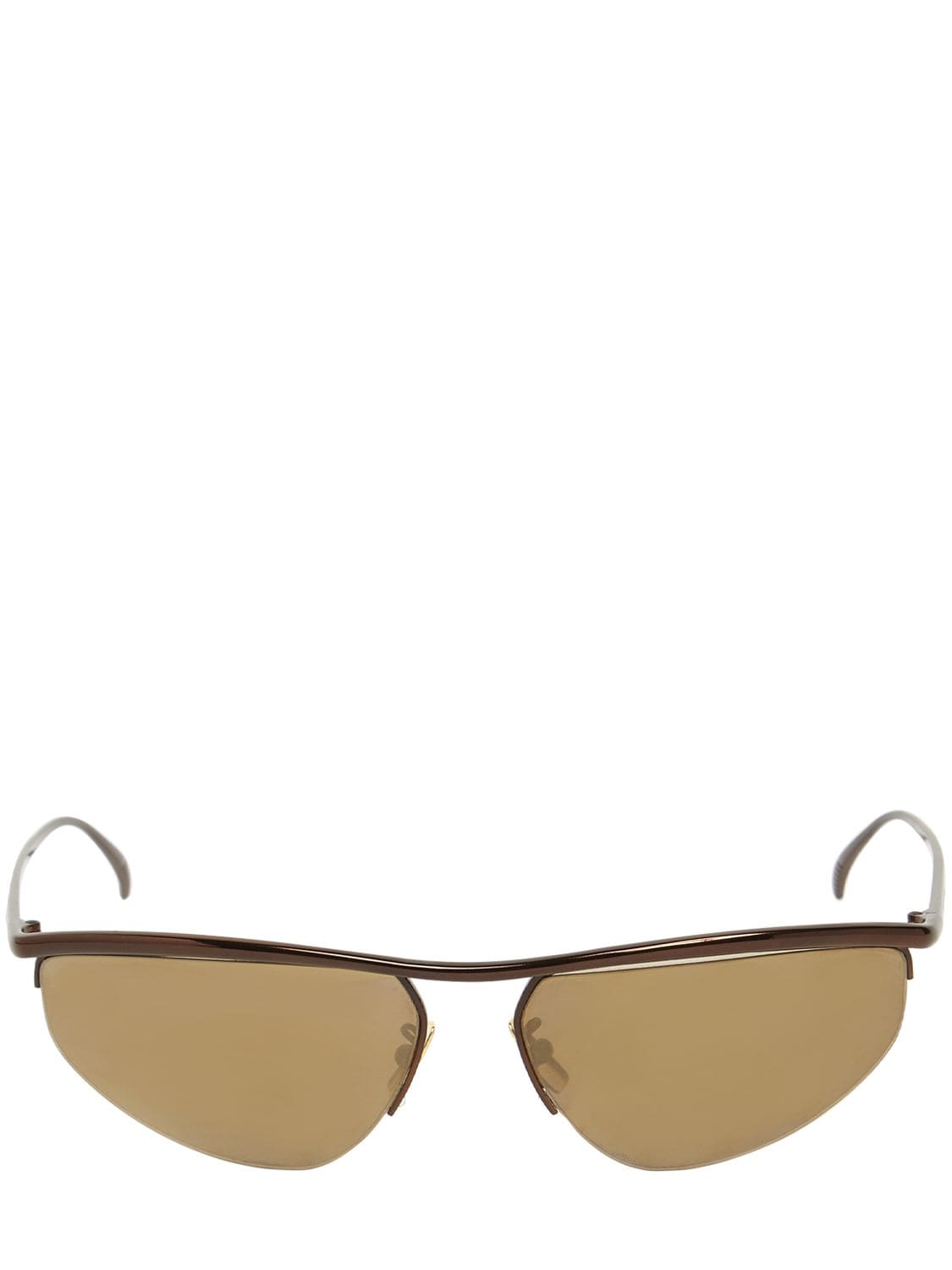 Bv1091s Oval Metal Sunglasses