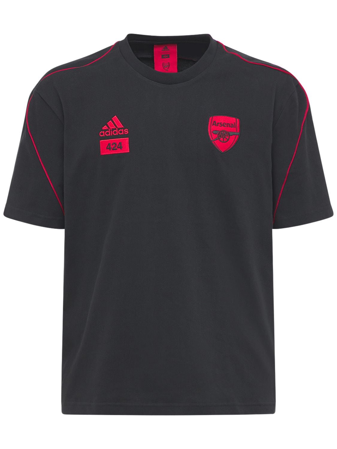 Adidas Originals Statement Afc X 424 T-shirt In Black