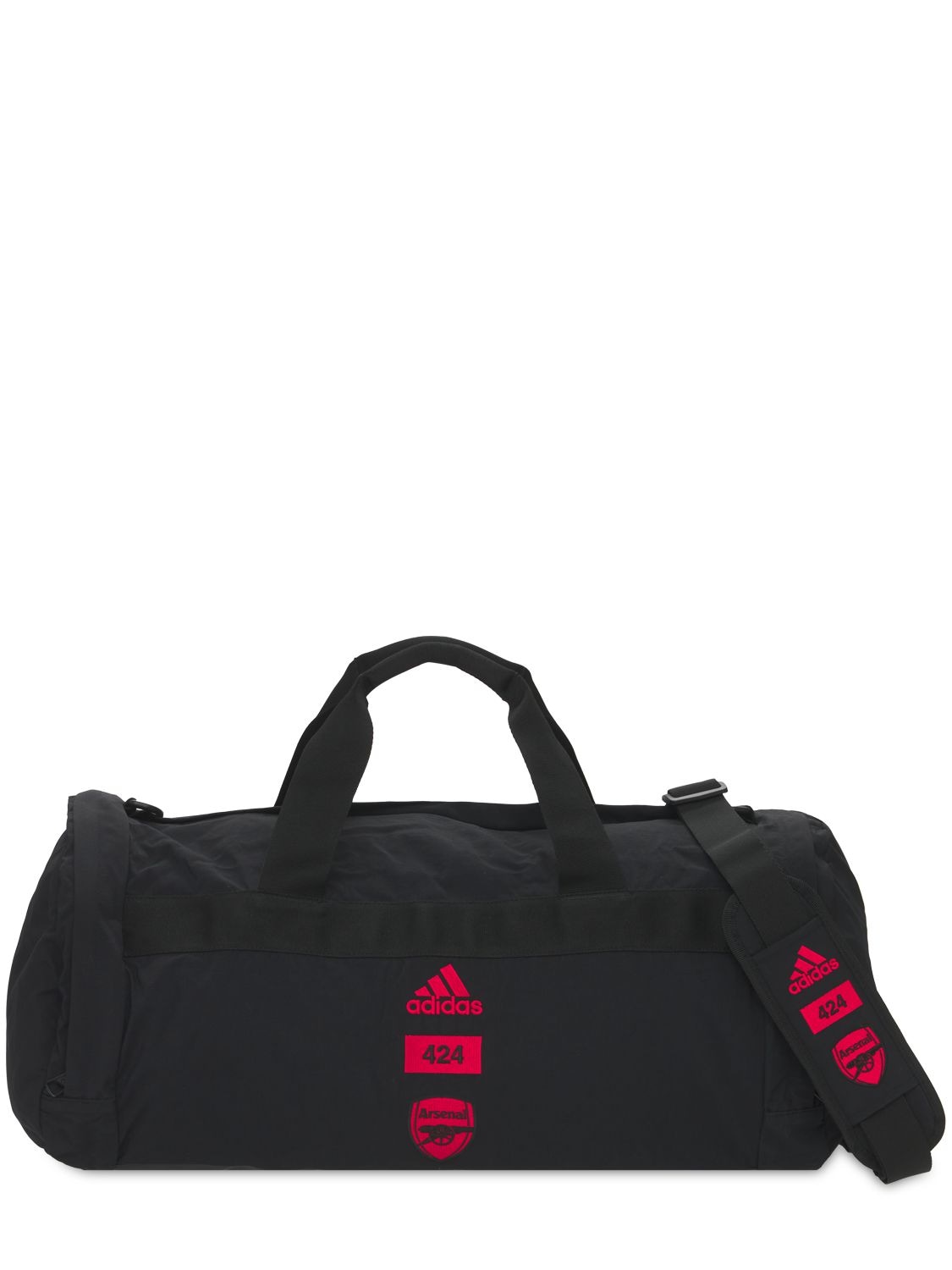 Adidas Originals Statement Afc X 424 Duffle Bag In Black