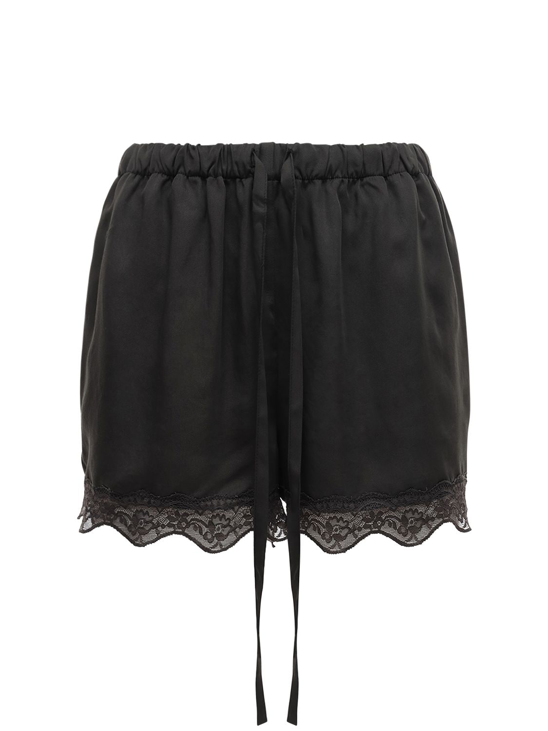 Carry Satin & Lace Shorts
